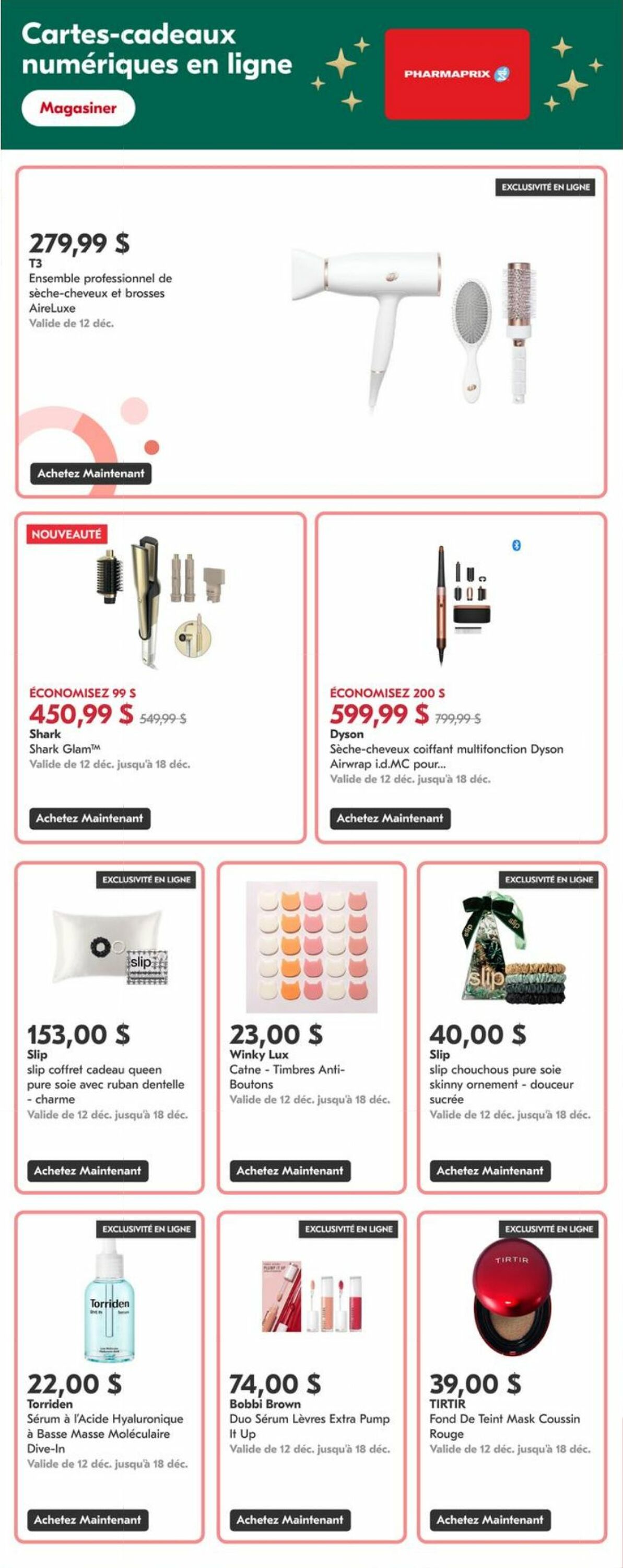 Flyer Pharmaprix 12.12.2025 - 18.12.2025