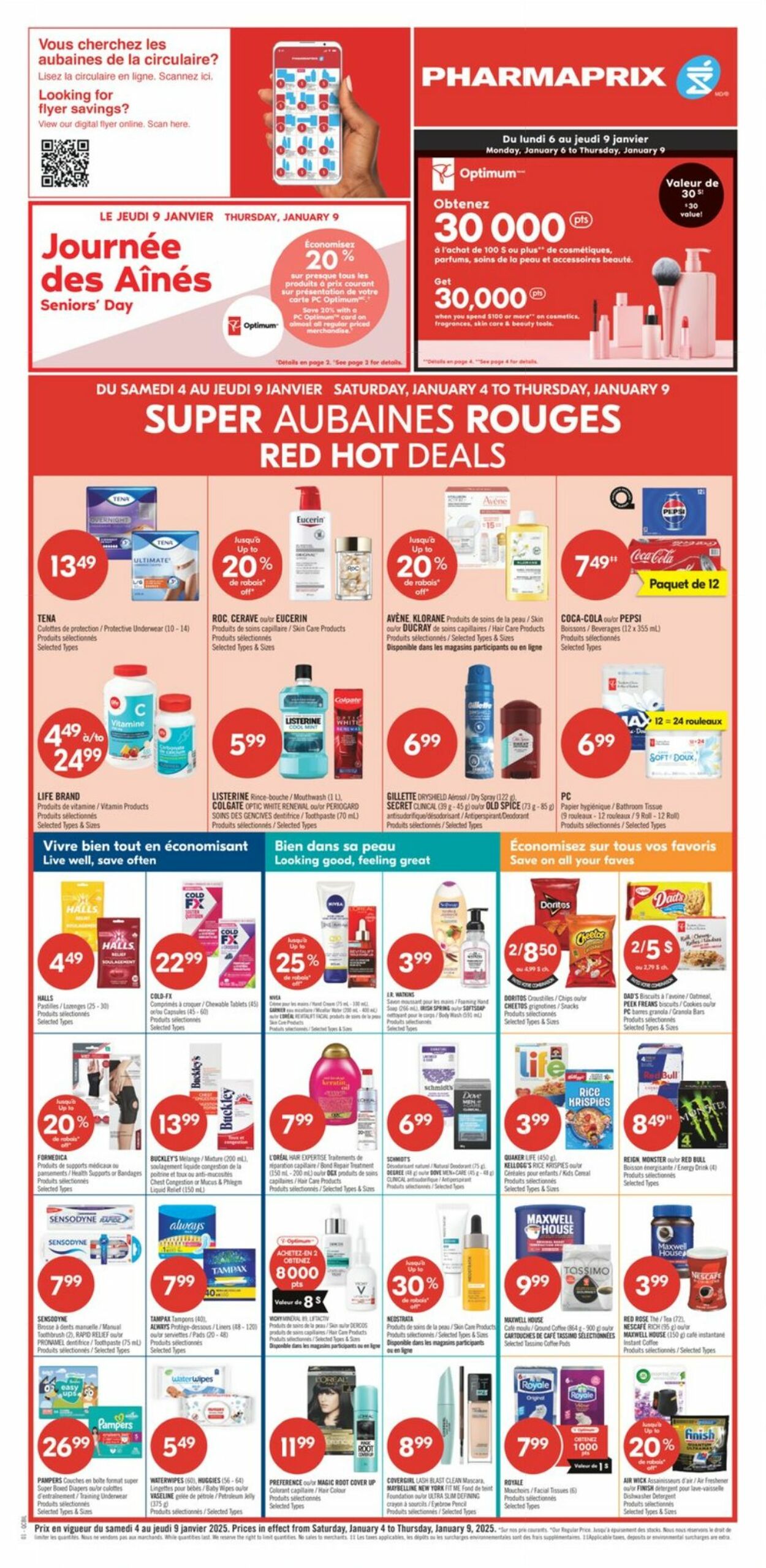 Flyer Pharmaprix 04.01.2025 - 09.01.2025