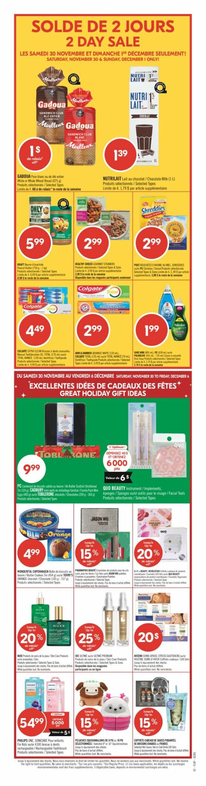 Flyer Pharmaprix 30.11.2024 - 06.12.2024