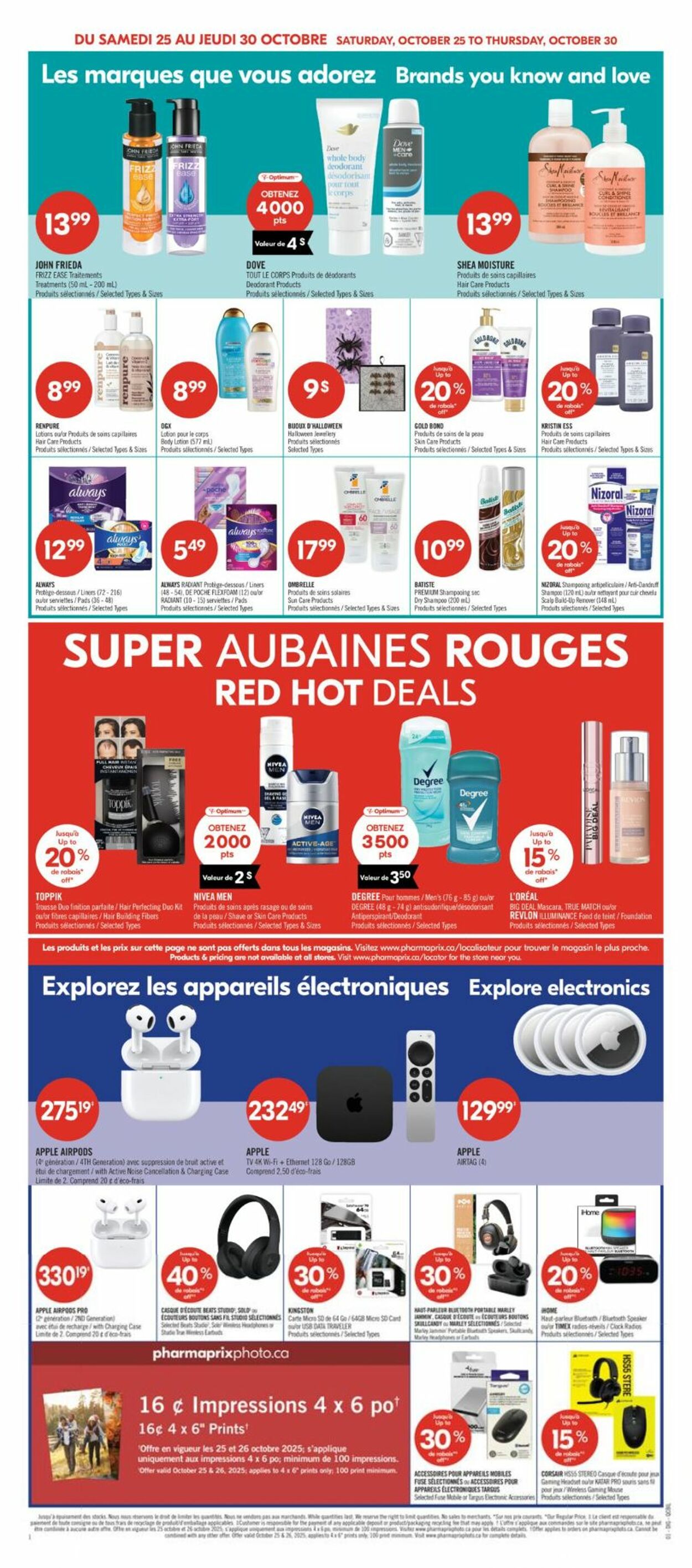 Flyer Pharmaprix 25.10.2025 - 30.10.2025