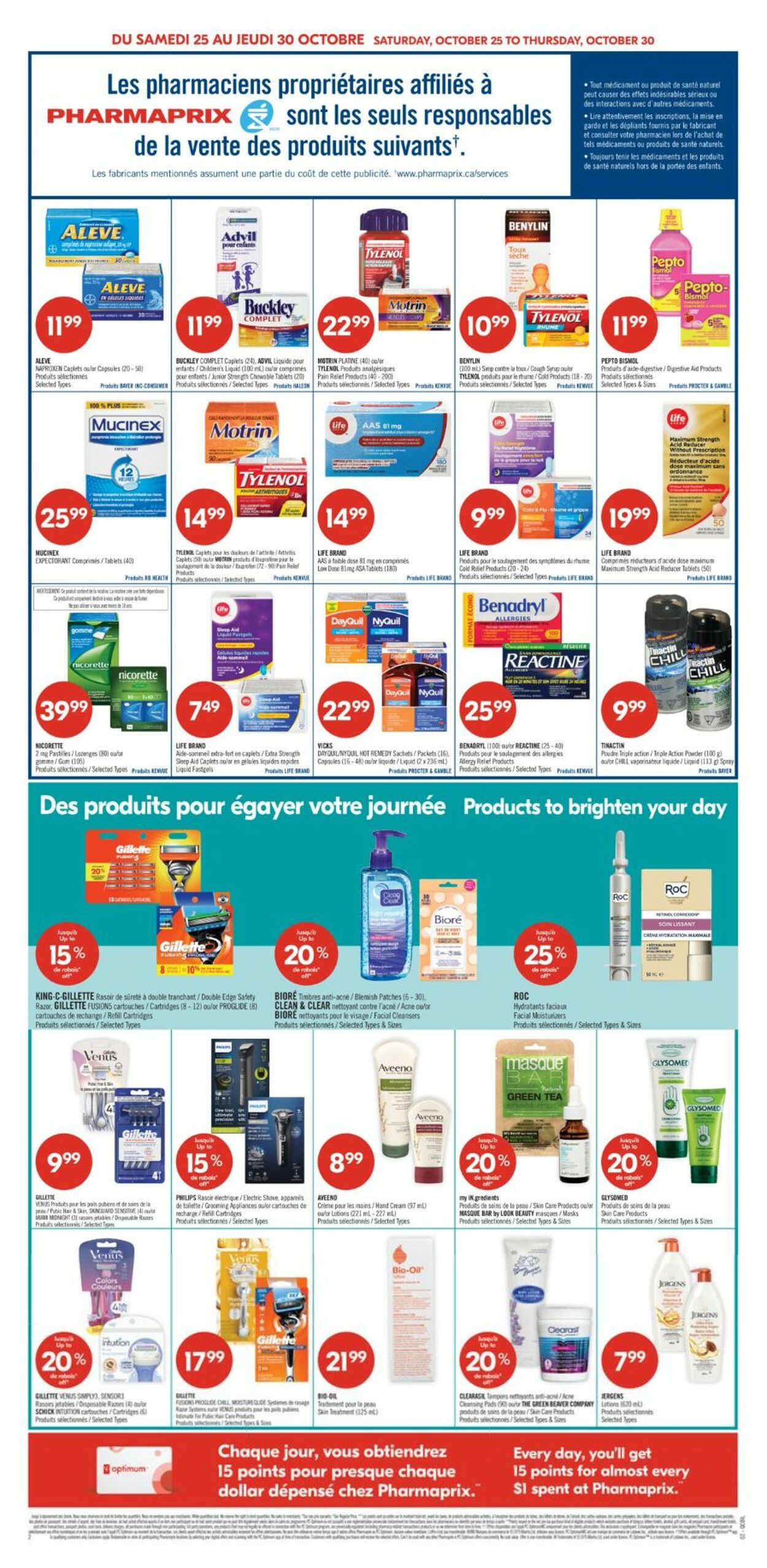 Flyer Pharmaprix 25.10.2025 - 30.10.2025