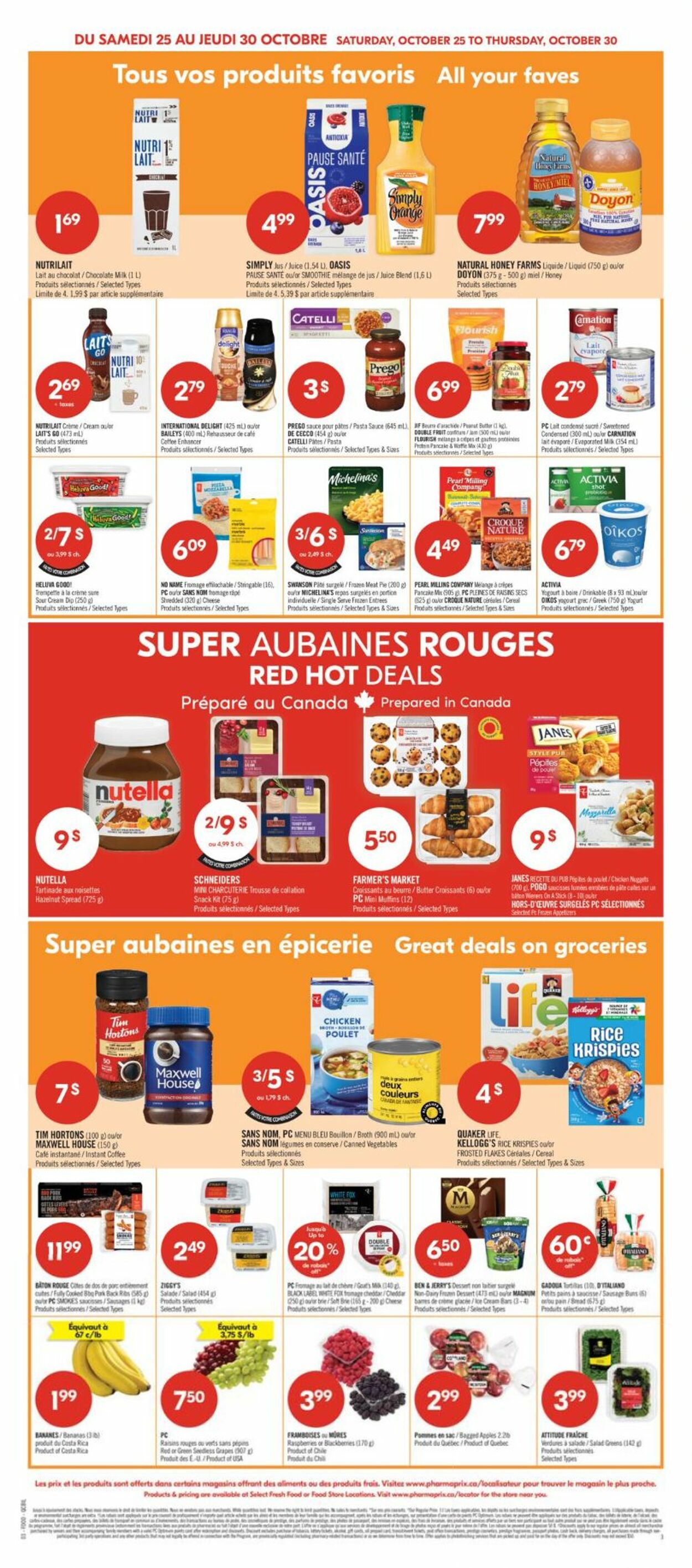 Flyer Pharmaprix 25.10.2025 - 30.10.2025