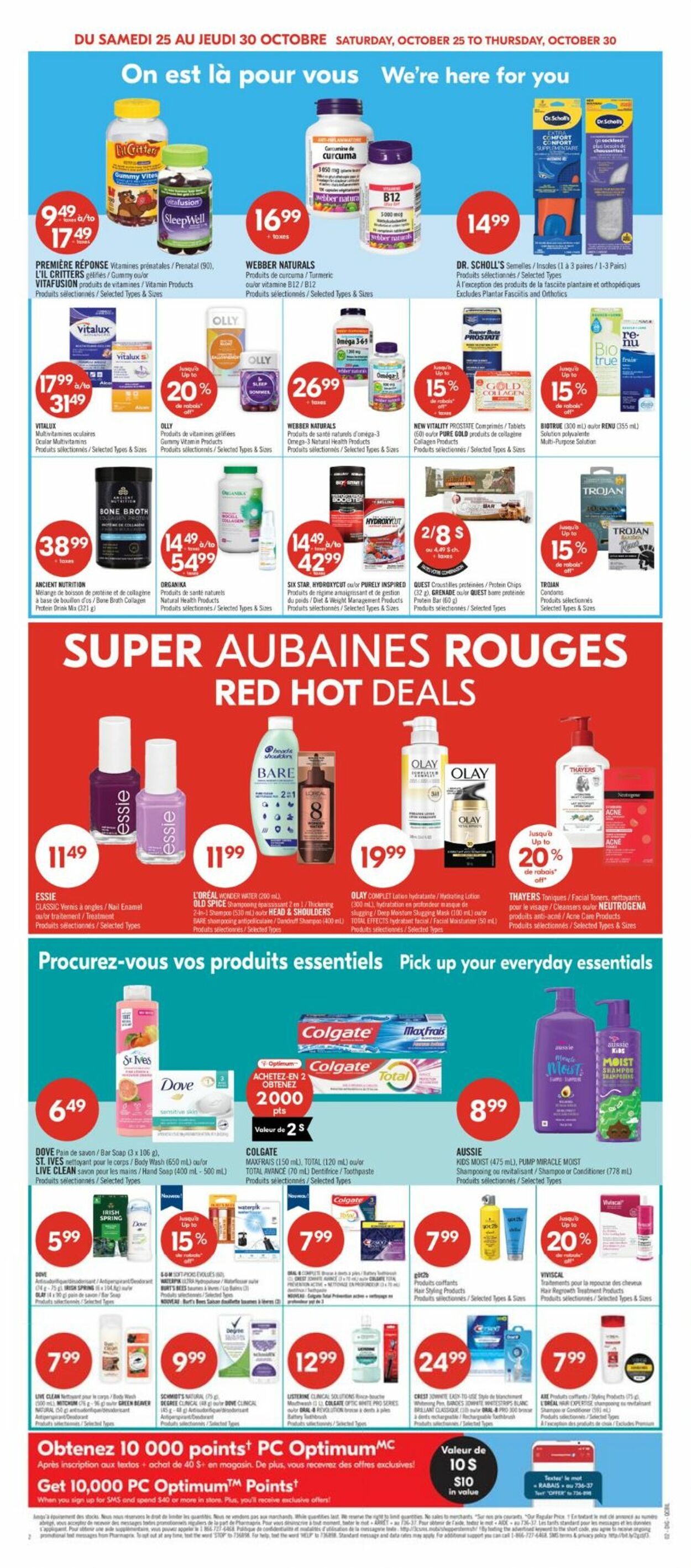 Flyer Pharmaprix 25.10.2025 - 30.10.2025