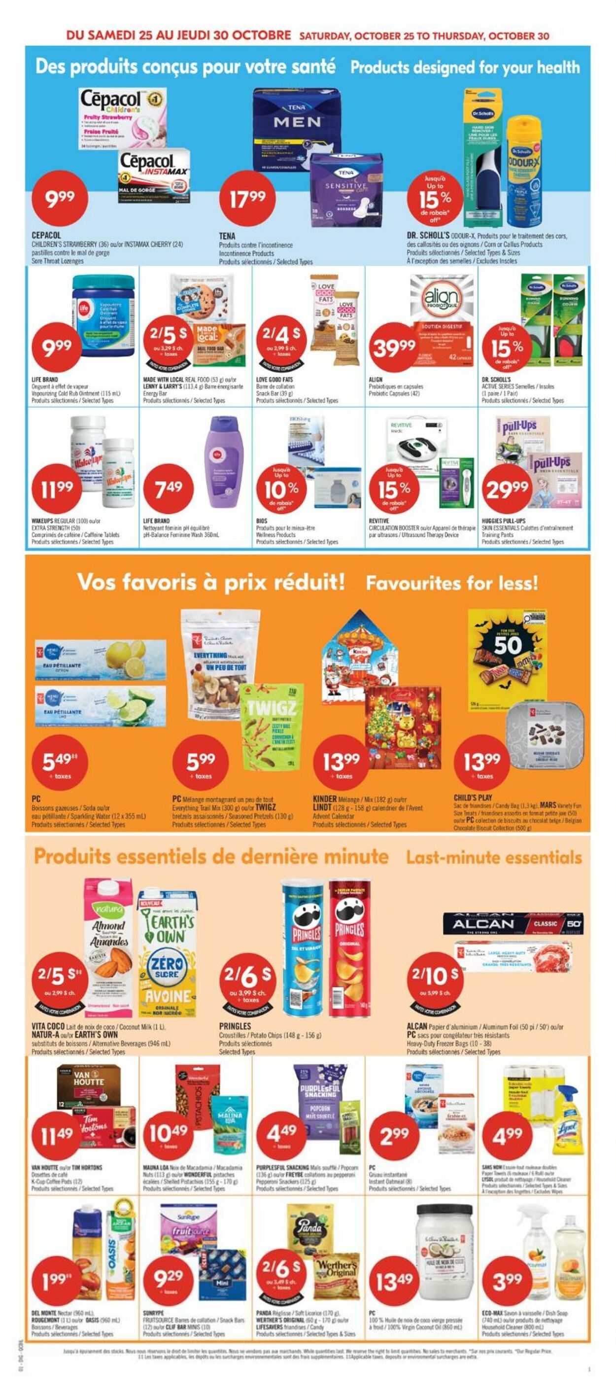 Flyer Pharmaprix 25.10.2025 - 30.10.2025