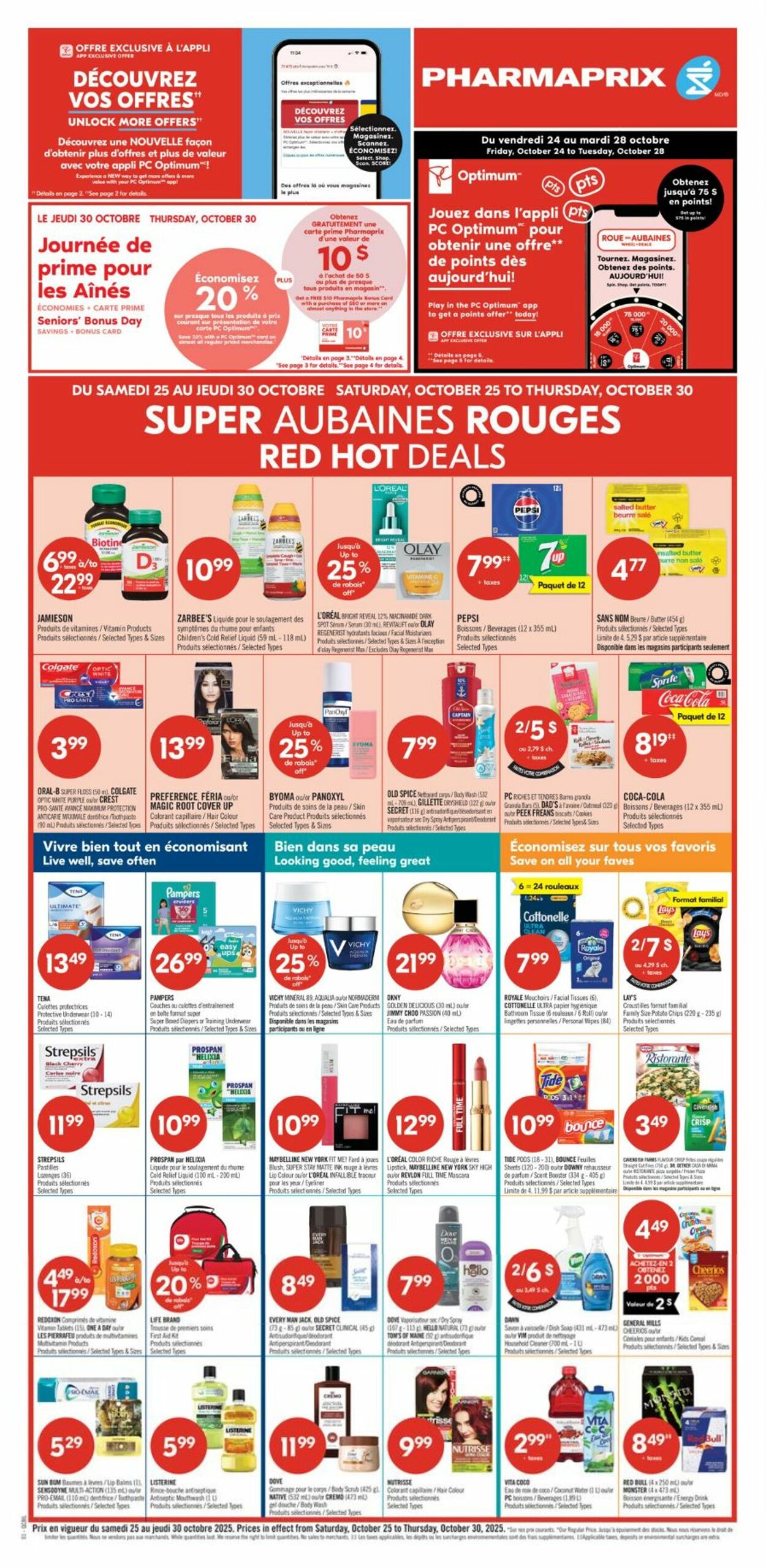 Flyer Pharmaprix 25.10.2025 - 30.10.2025
