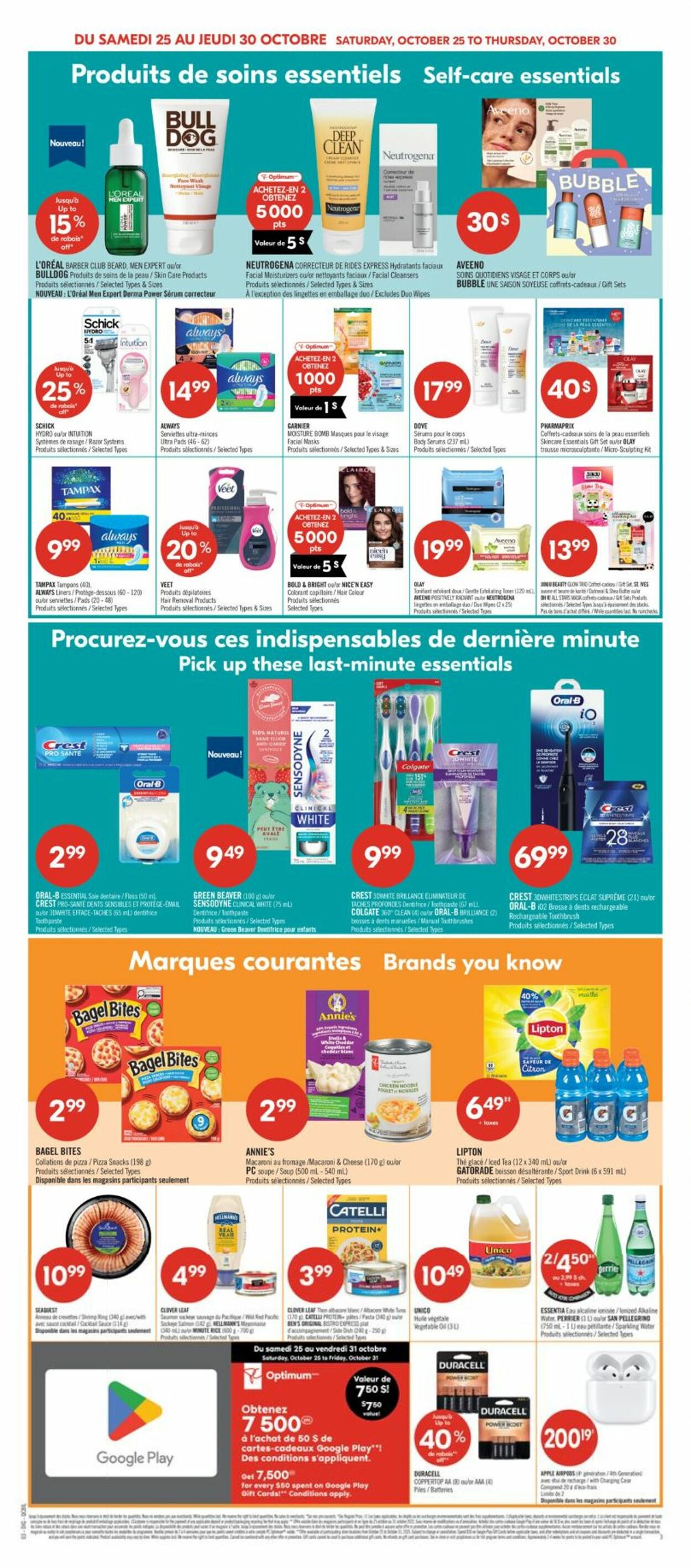 Flyer Pharmaprix 25.10.2025 - 30.10.2025