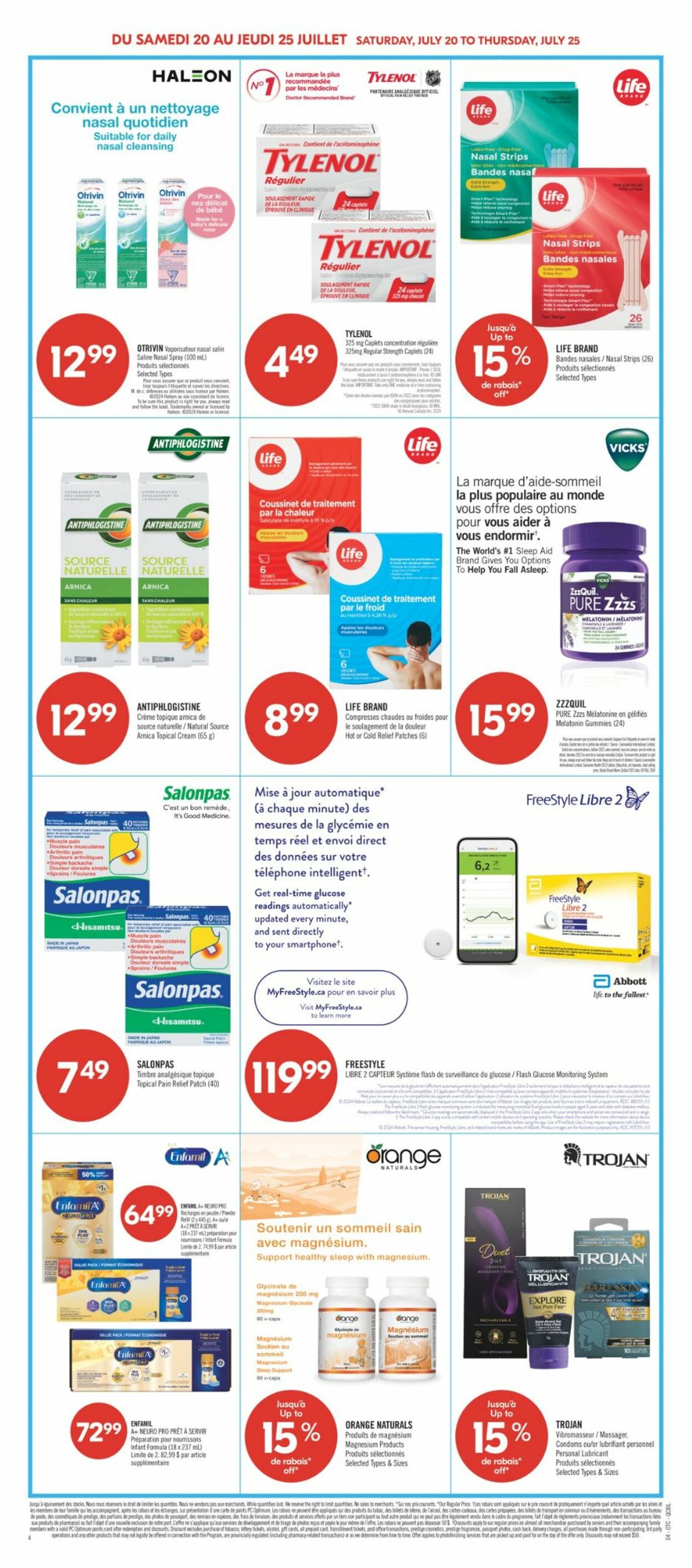 Flyer Pharmaprix 20.07.2024 - 25.07.2024