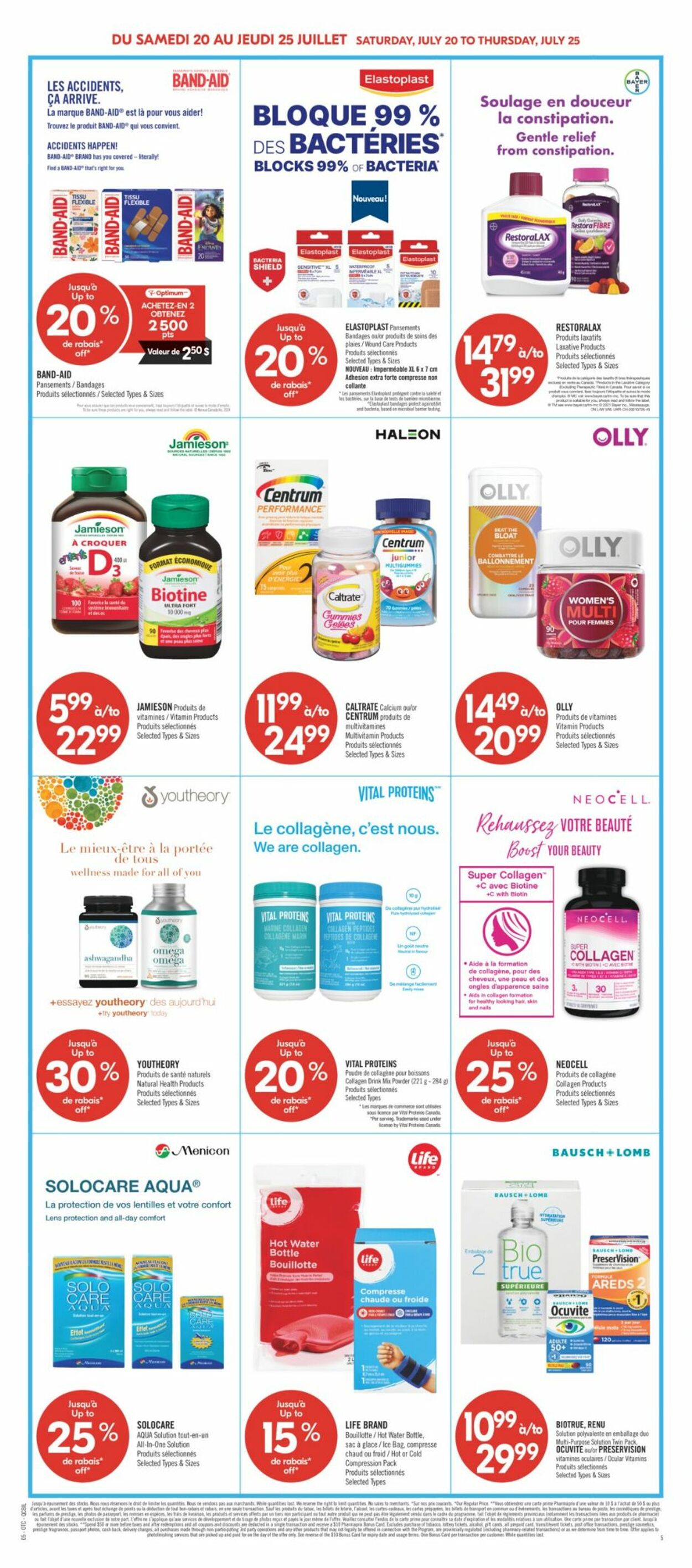 Flyer Pharmaprix 20.07.2024 - 25.07.2024