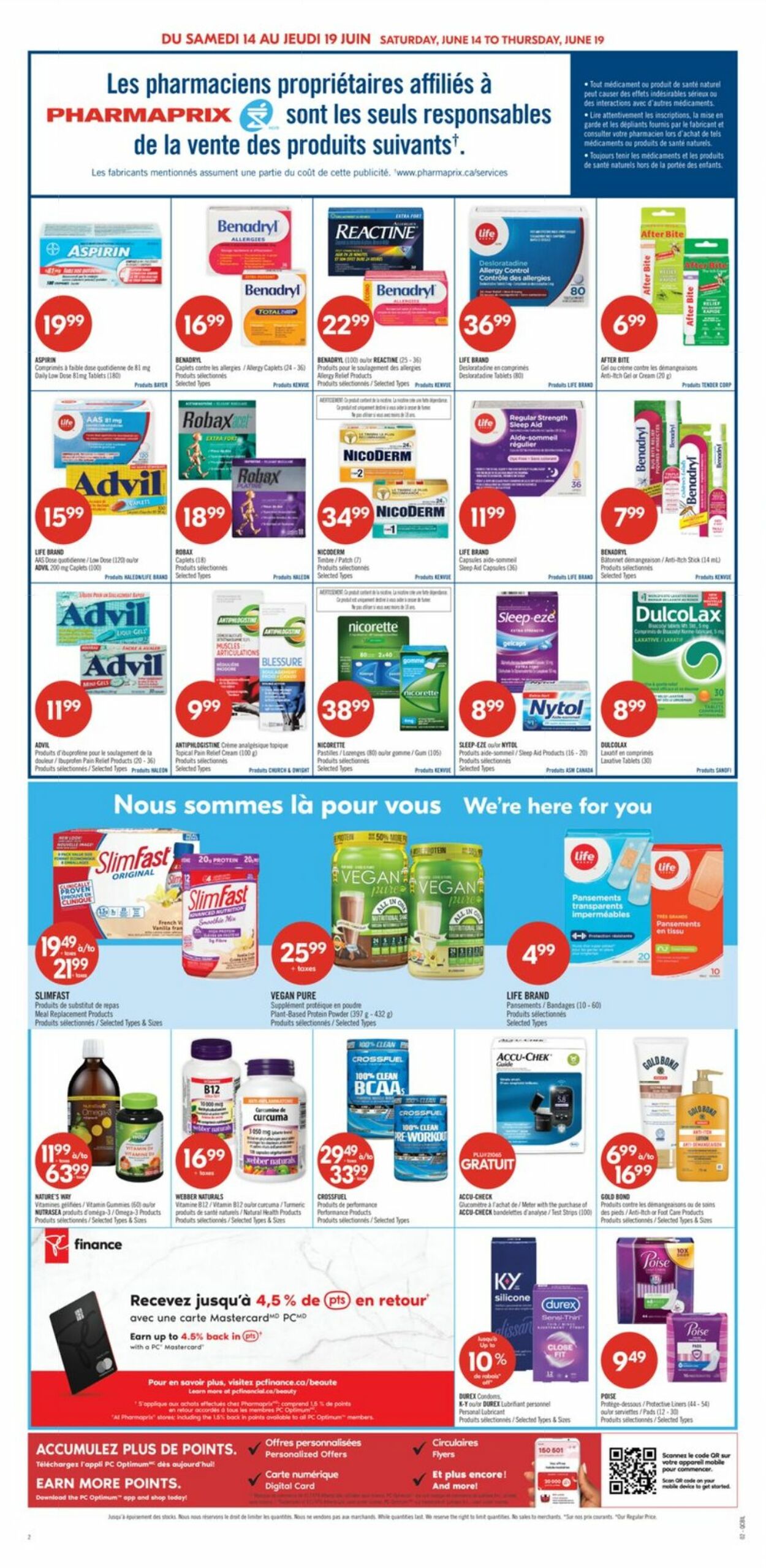 Flyer Pharmaprix 14.06.2025 - 19.06.2025