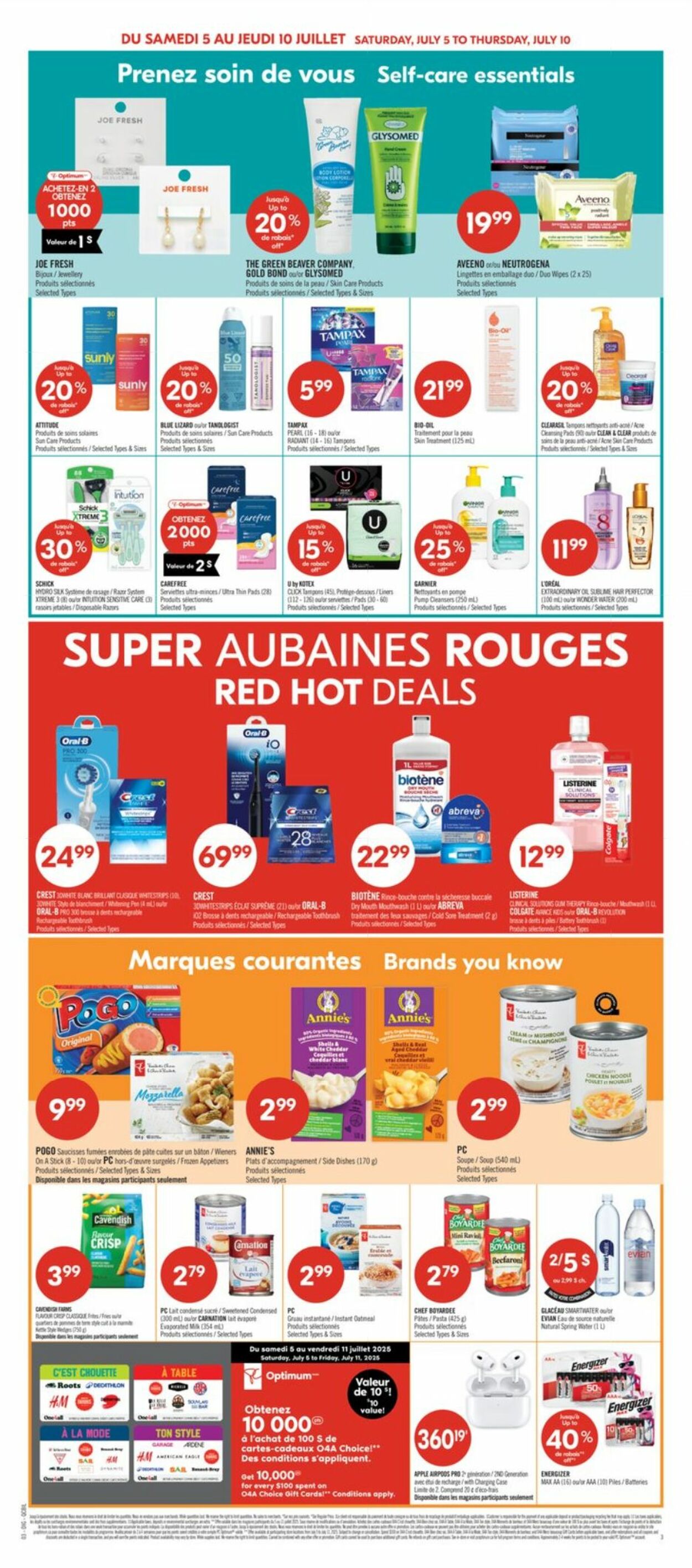 Flyer Pharmaprix 05.07.2025 - 10.07.2025