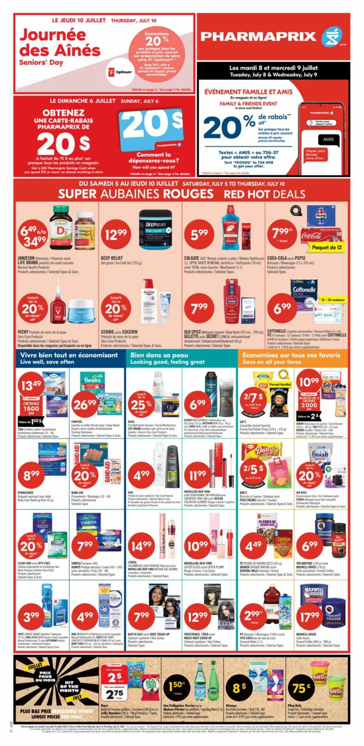 Flyer Pharmaprix 05.07.2025 - 10.07.2025