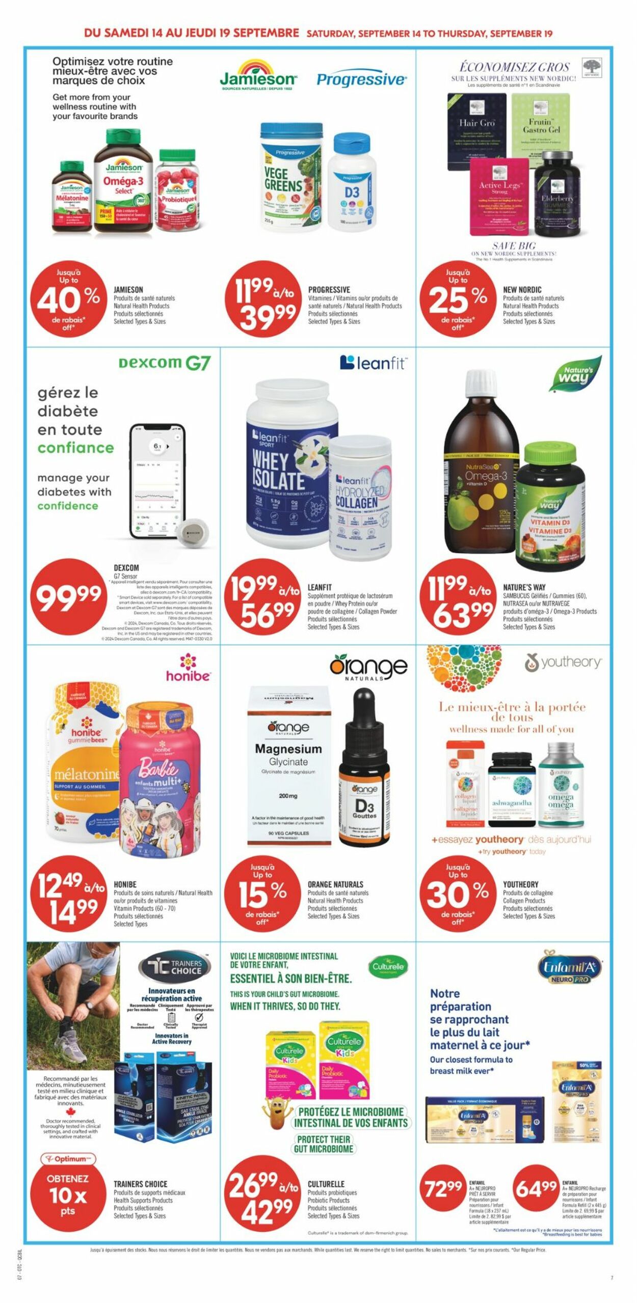 Flyer Pharmaprix 14.09.2024 - 19.09.2024