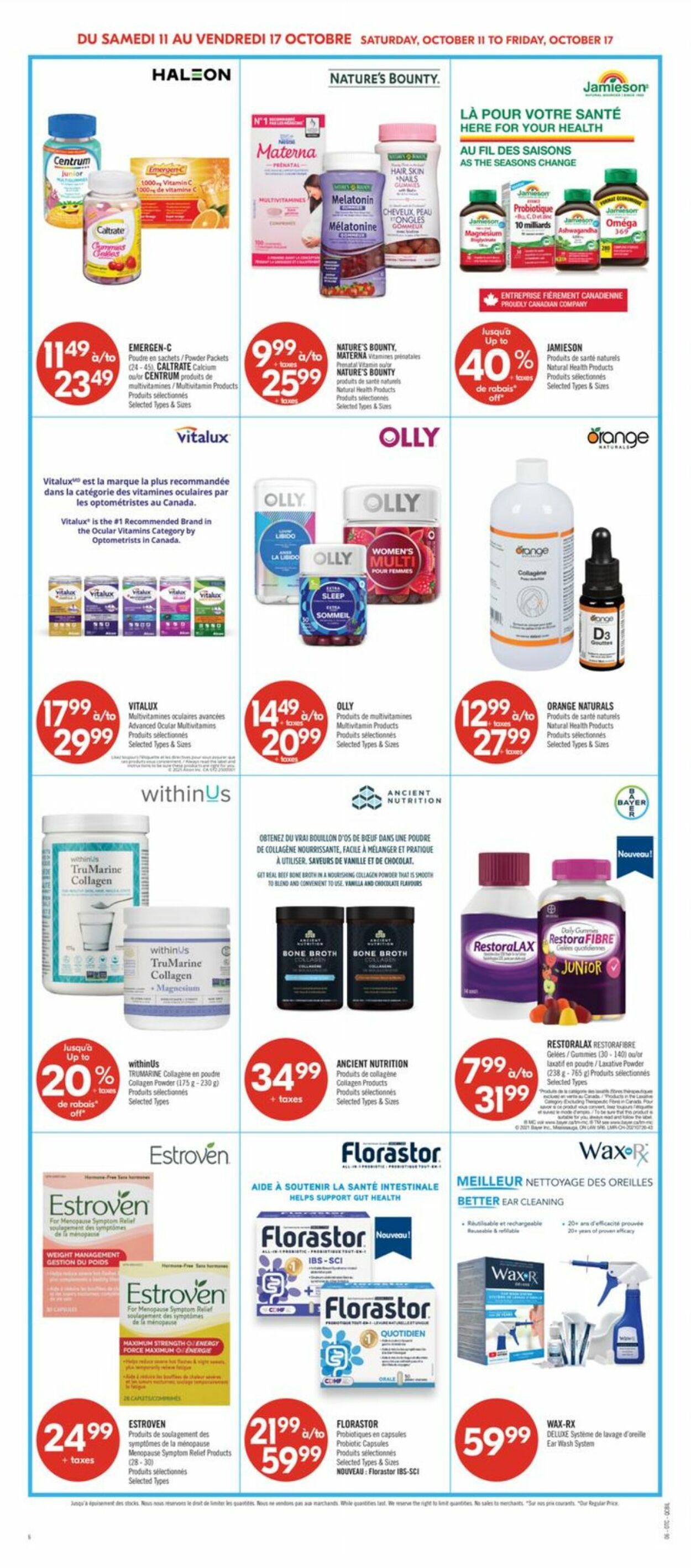 Flyer Pharmaprix 11.10.2025 - 17.10.2025
