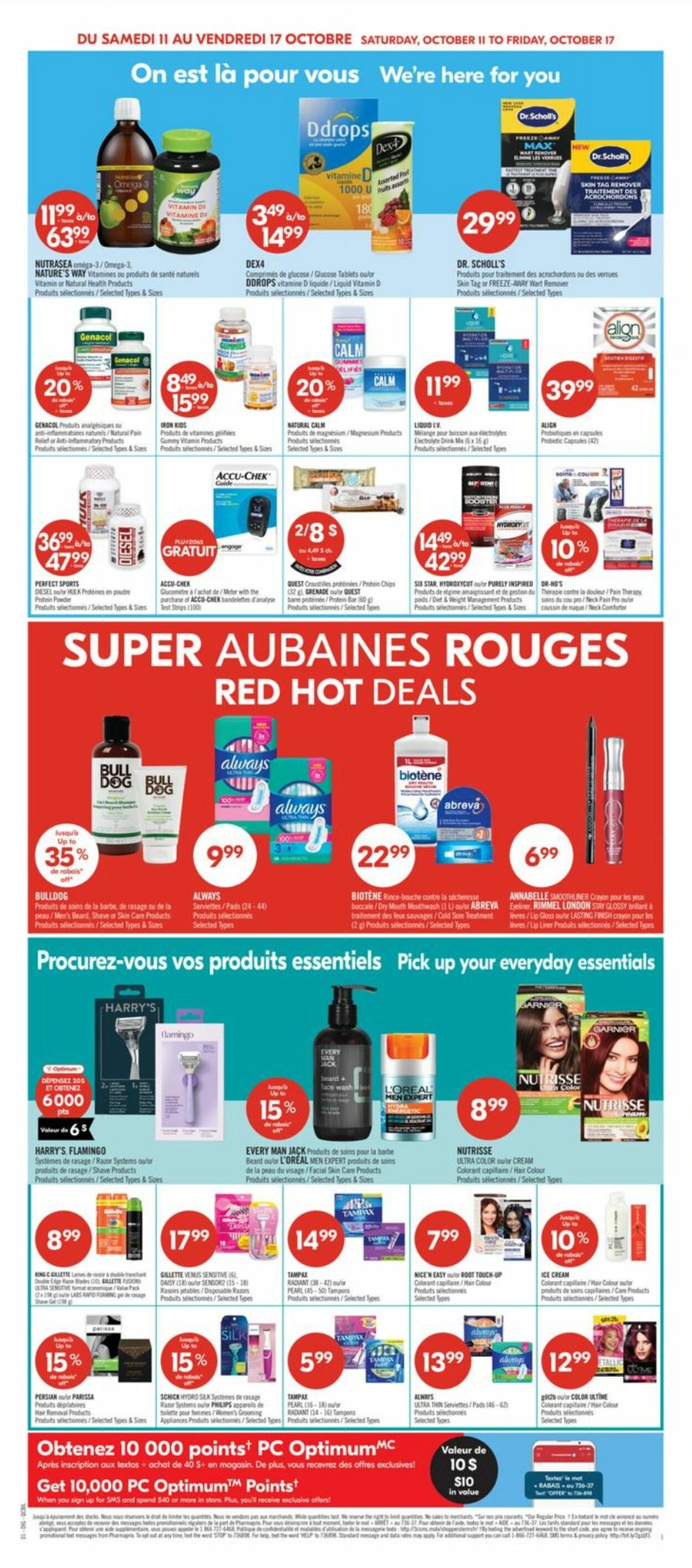 Flyer Pharmaprix 11.10.2025 - 17.10.2025