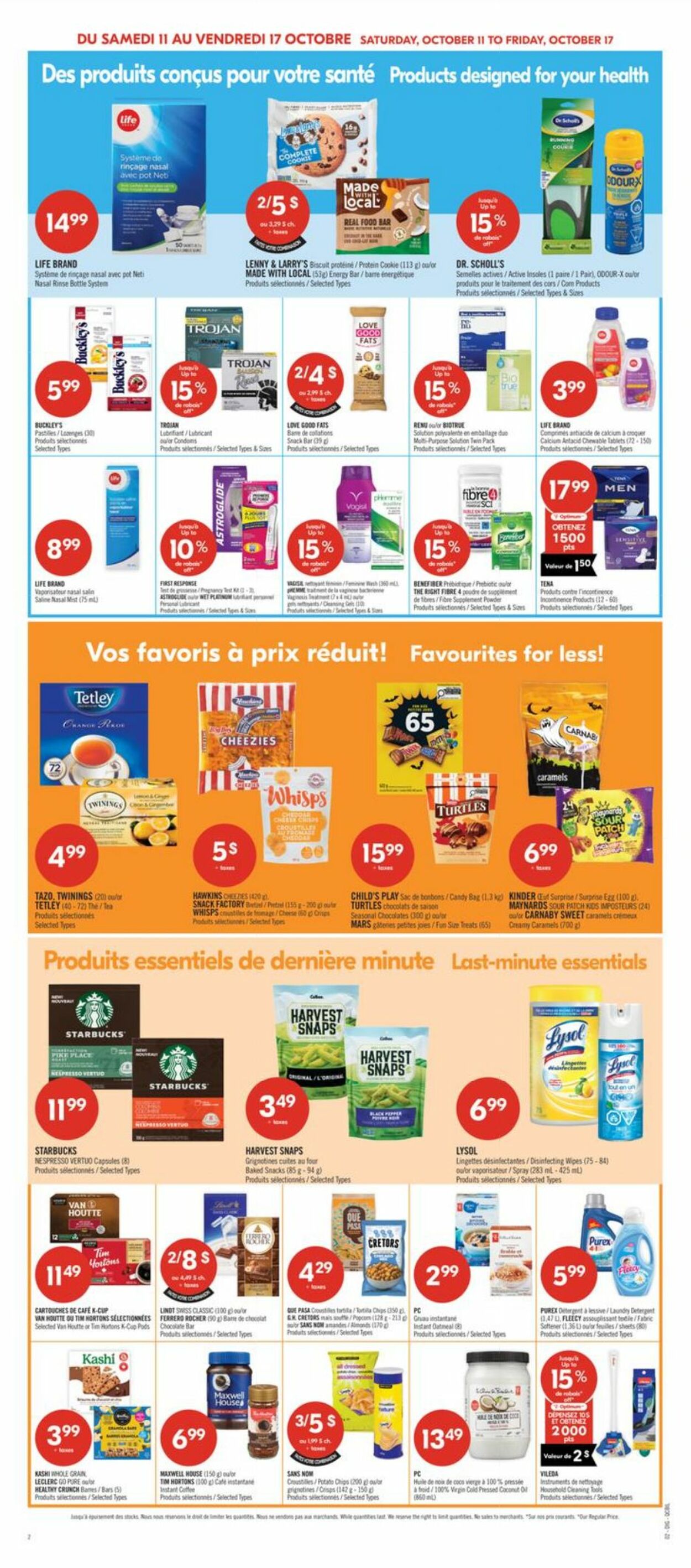 Flyer Pharmaprix 11.10.2025 - 17.10.2025