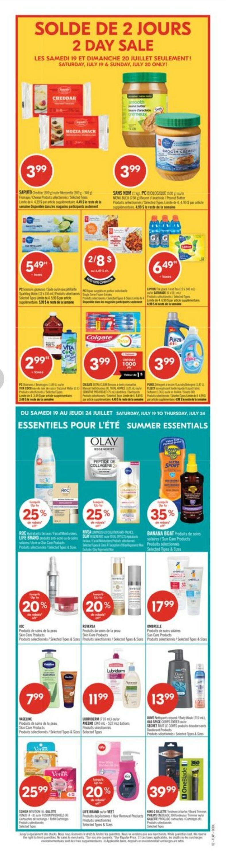 Flyer Pharmaprix 19.07.2025 - 24.07.2025