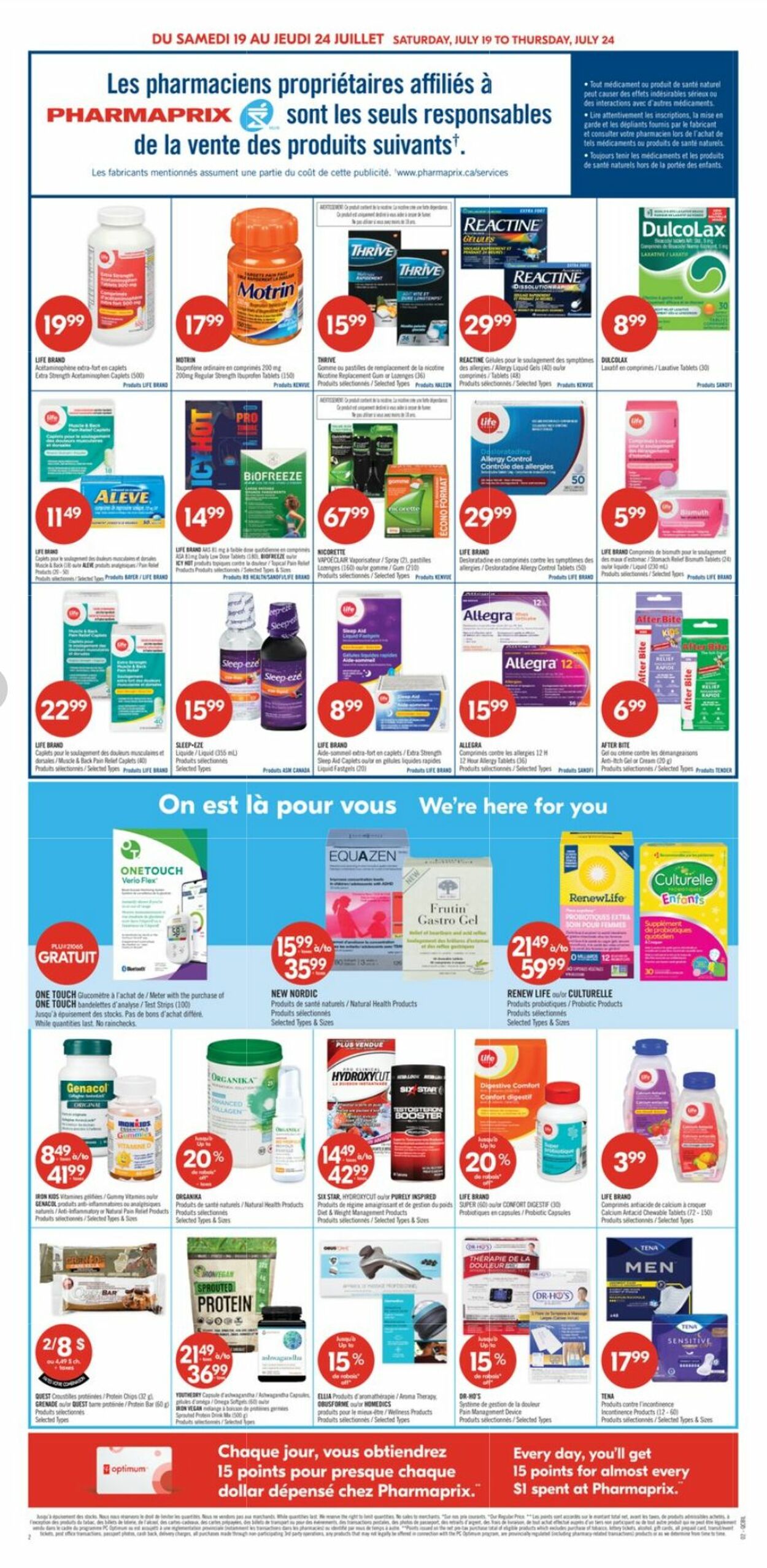 Flyer Pharmaprix 19.07.2025 - 24.07.2025