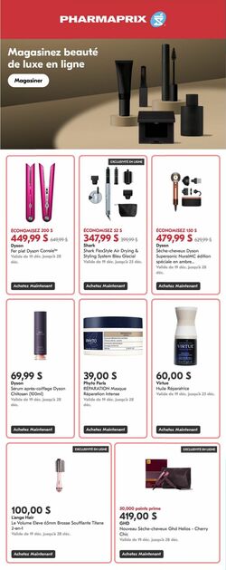 Flyer Pharmaprix 19.12.2025 - 28.12.2025