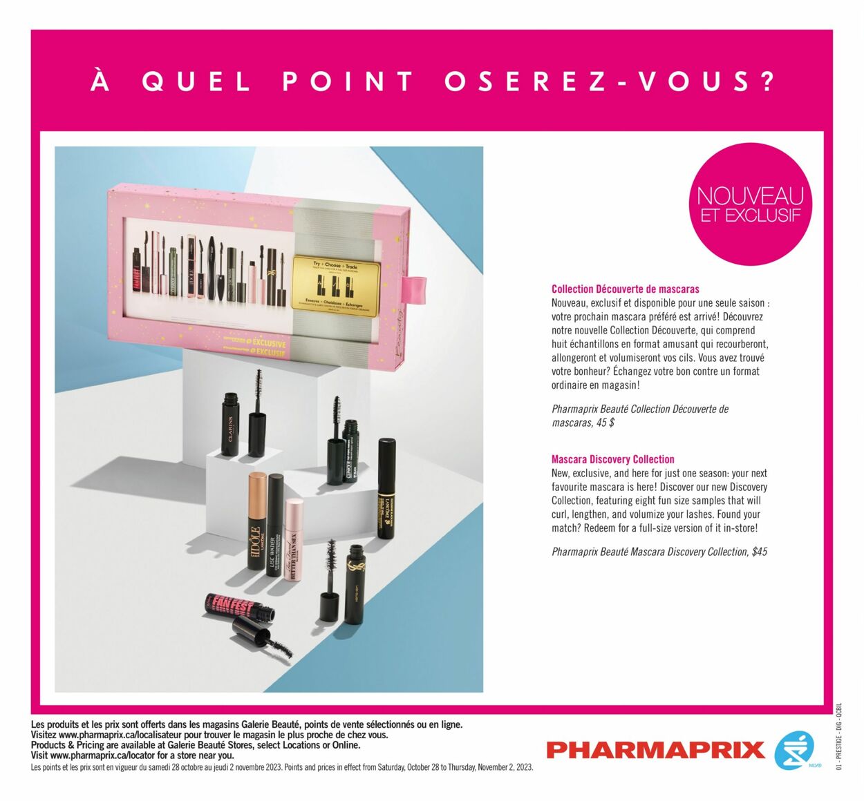 Flyer Pharmaprix 28.10.2023 - 02.11.2023