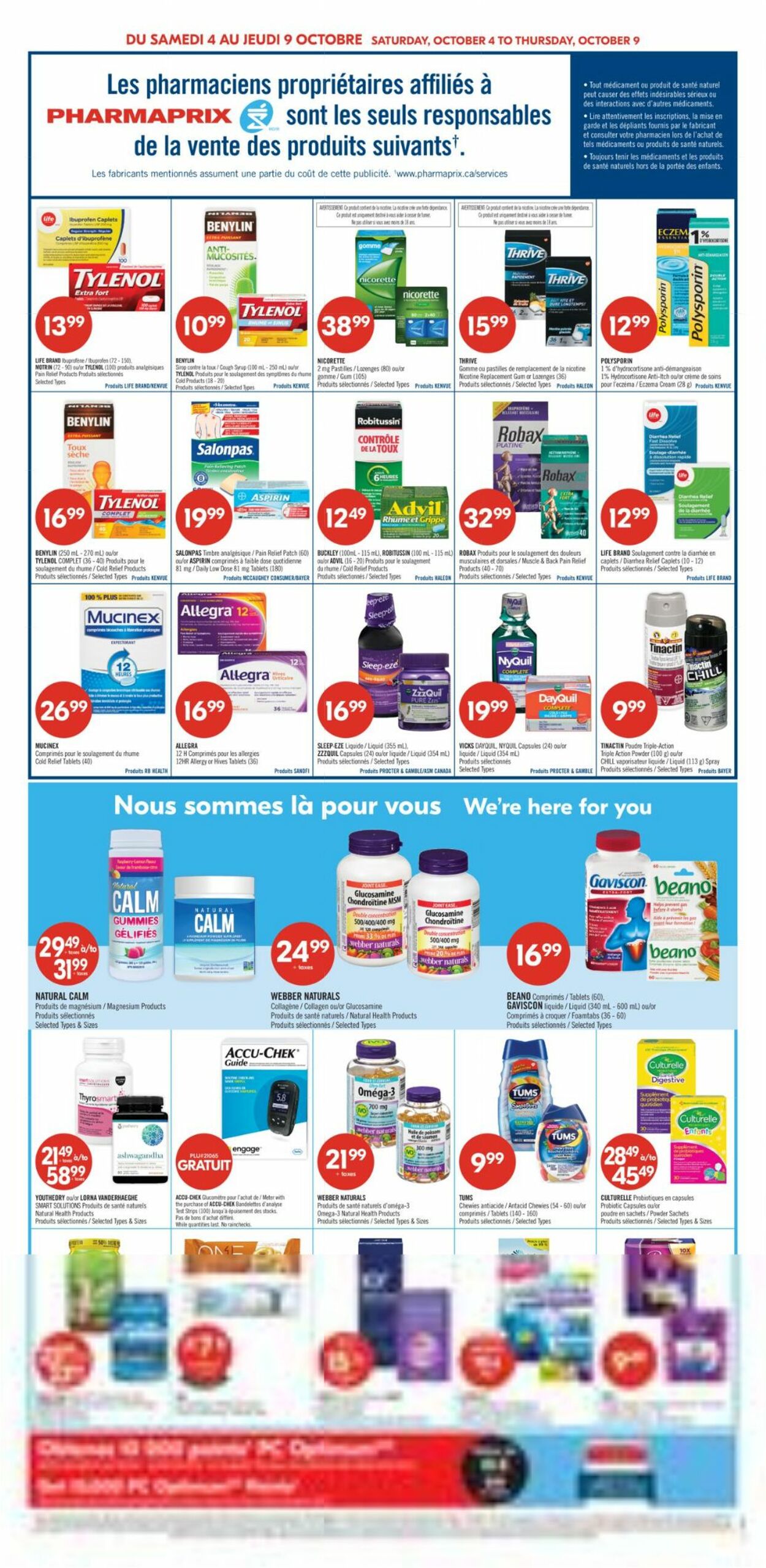 Flyer Pharmaprix 04.10.2025 - 09.10.2025