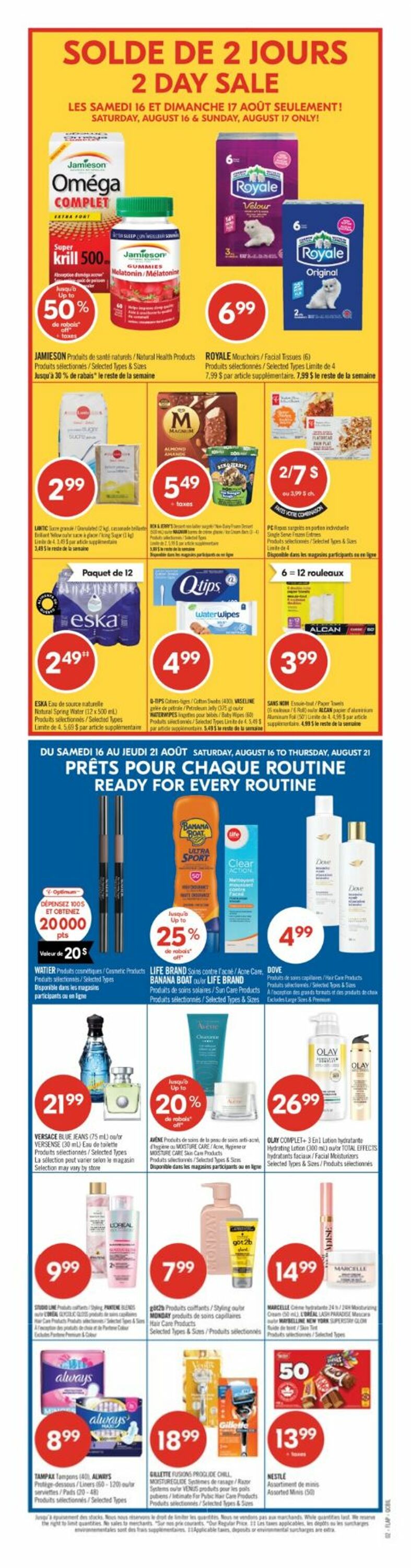 Flyer Pharmaprix 16.08.2025 - 21.08.2025