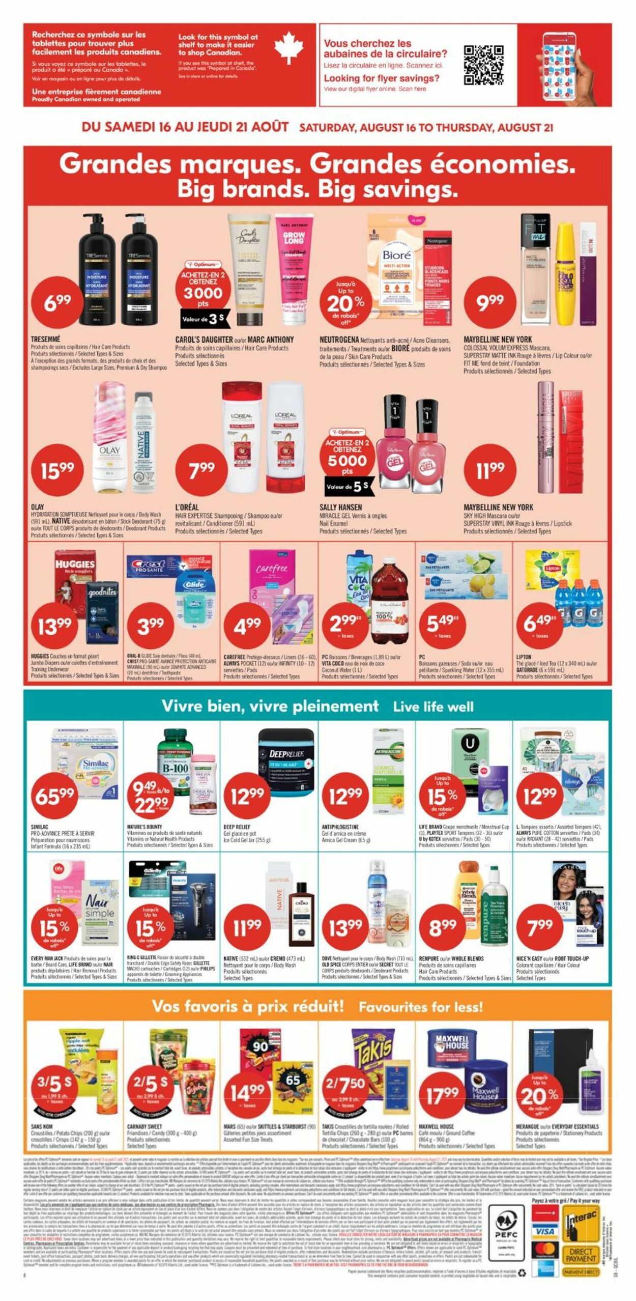 Flyer Pharmaprix 16.08.2025 - 21.08.2025