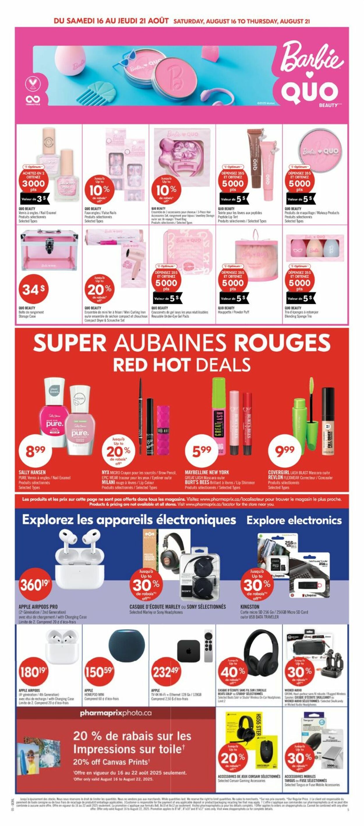 Flyer Pharmaprix 16.08.2025 - 21.08.2025