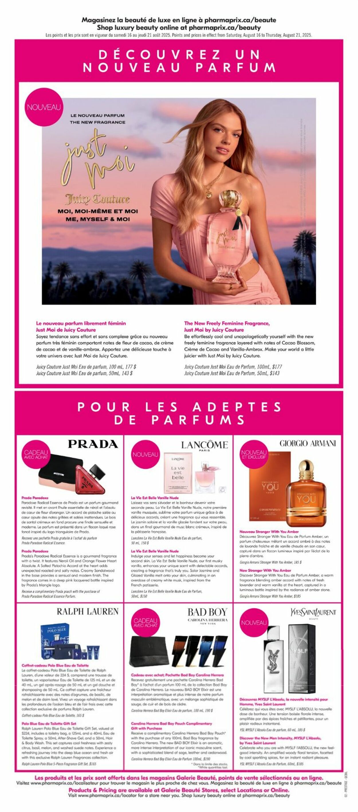 Flyer Pharmaprix 16.08.2025 - 21.08.2025