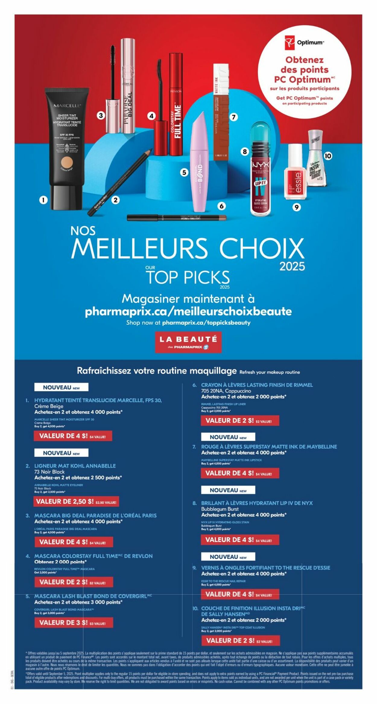 Flyer Pharmaprix 16.08.2025 - 21.08.2025