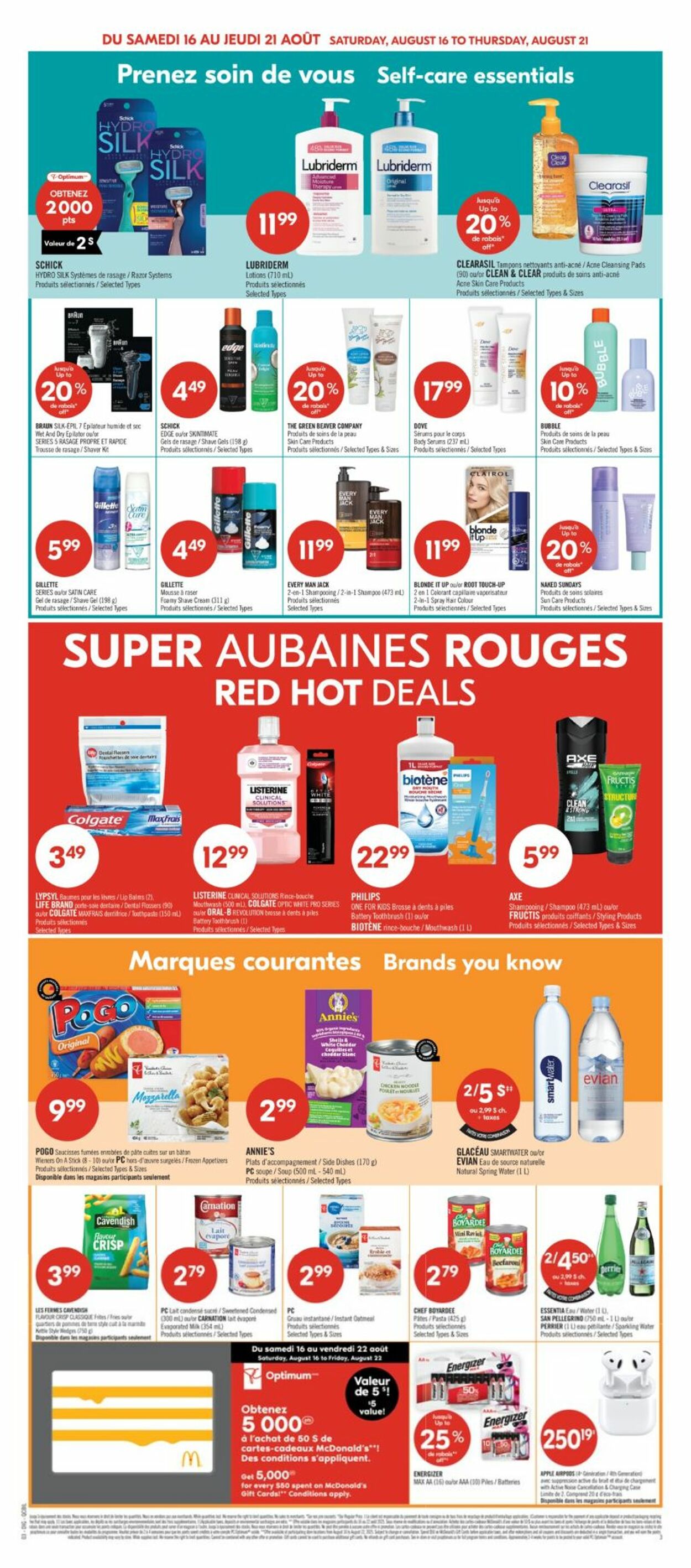 Flyer Pharmaprix 16.08.2025 - 21.08.2025