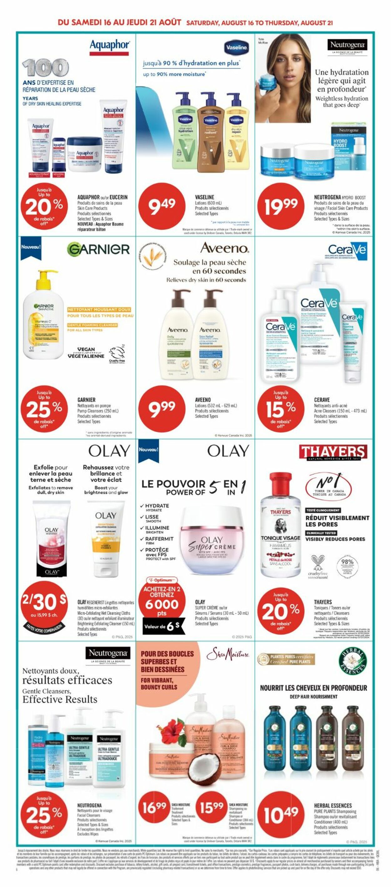 Flyer Pharmaprix 16.08.2025 - 21.08.2025