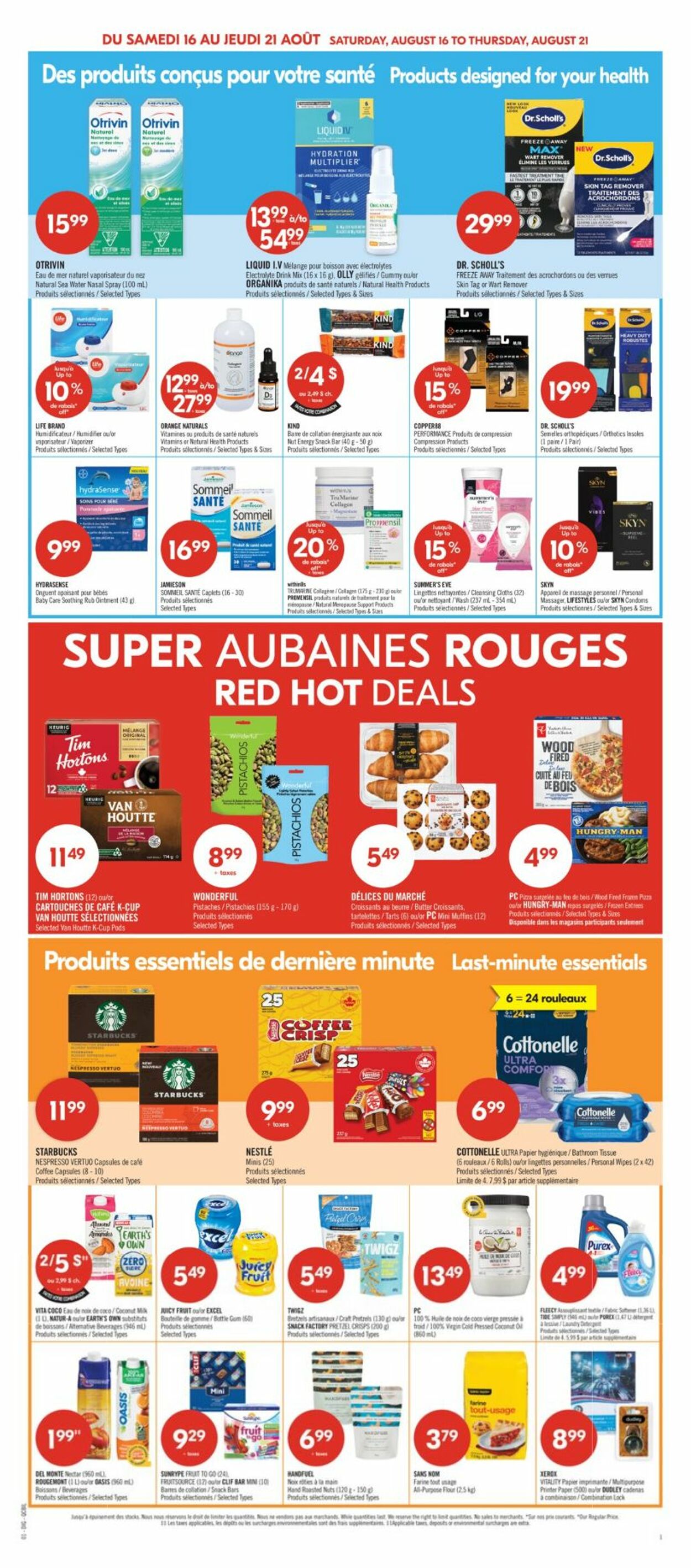 Flyer Pharmaprix 16.08.2025 - 21.08.2025