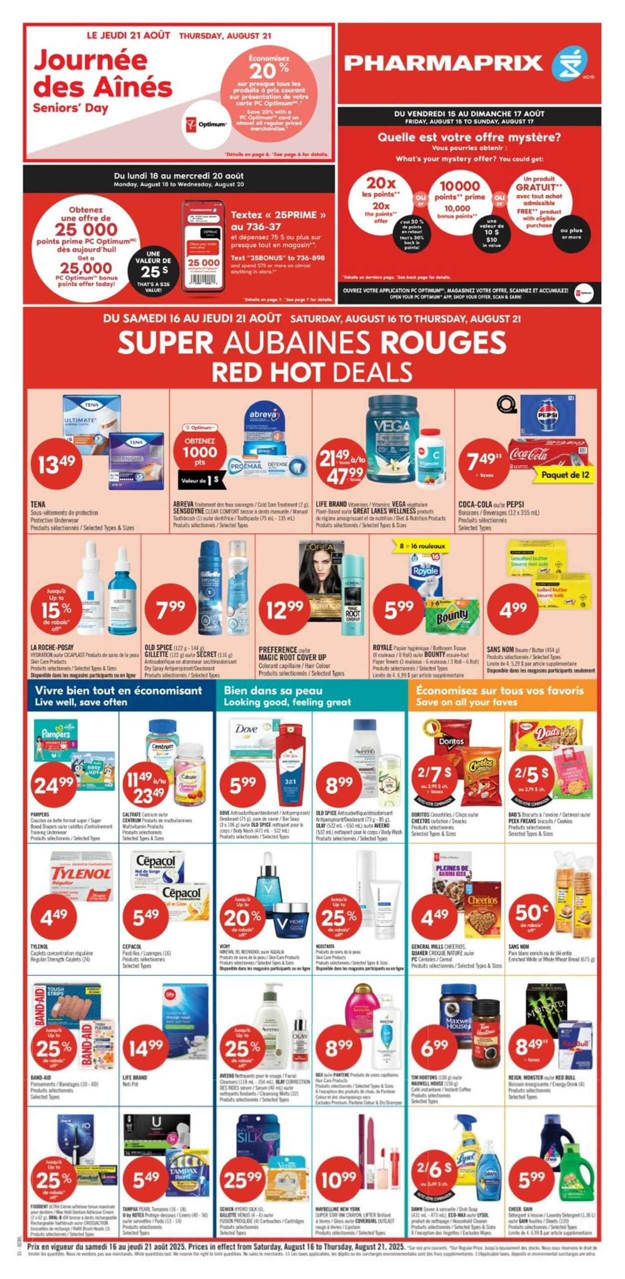 Flyer Pharmaprix 16.08.2025 - 21.08.2025