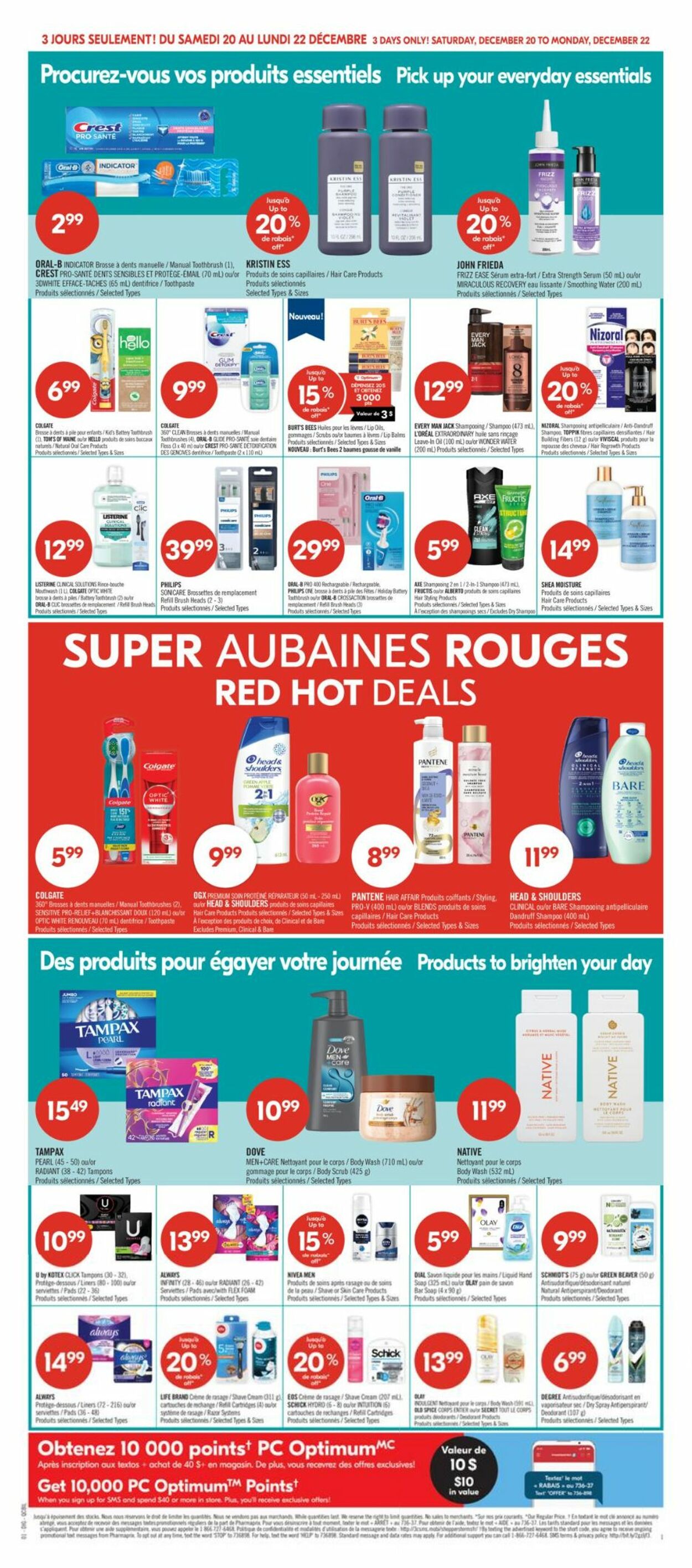 Flyer Pharmaprix 20.12.2025 - 22.12.2025