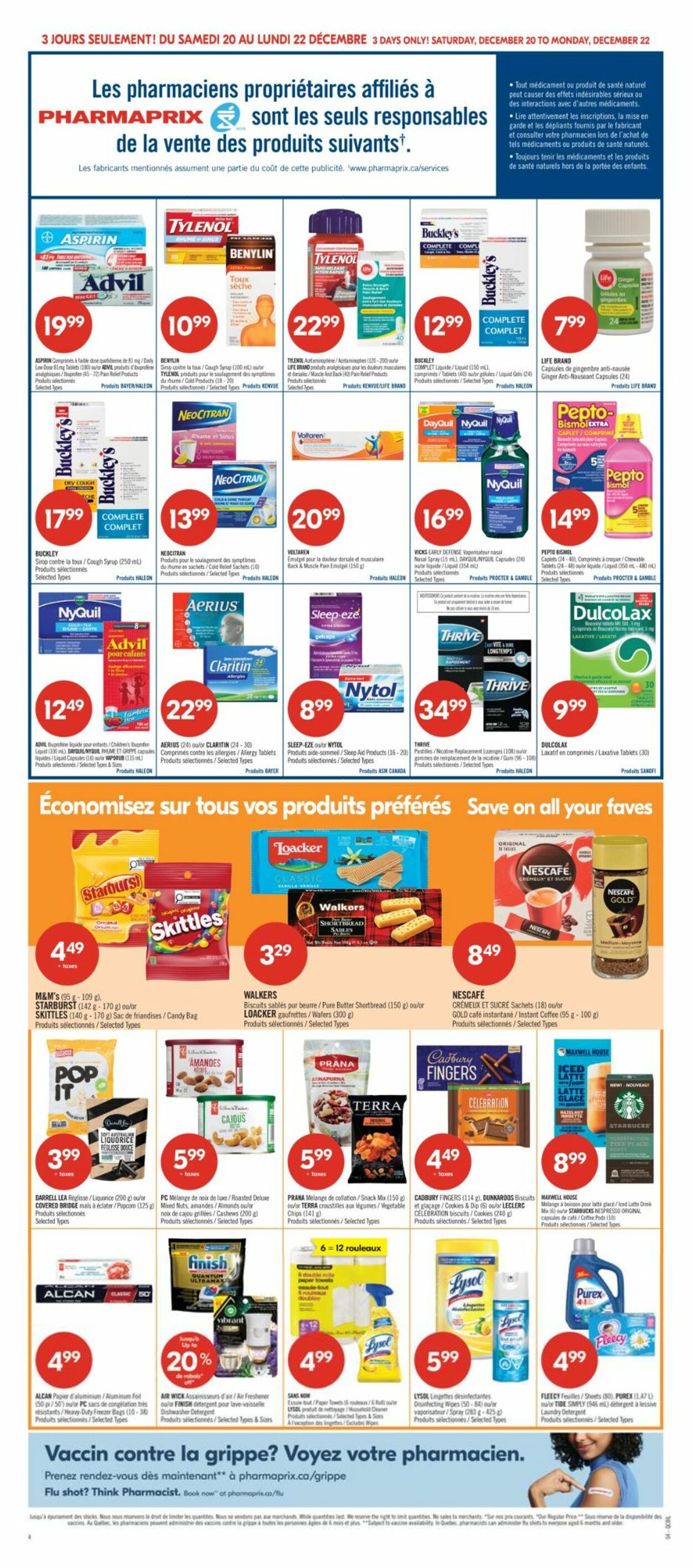 Flyer Pharmaprix 20.12.2025 - 22.12.2025