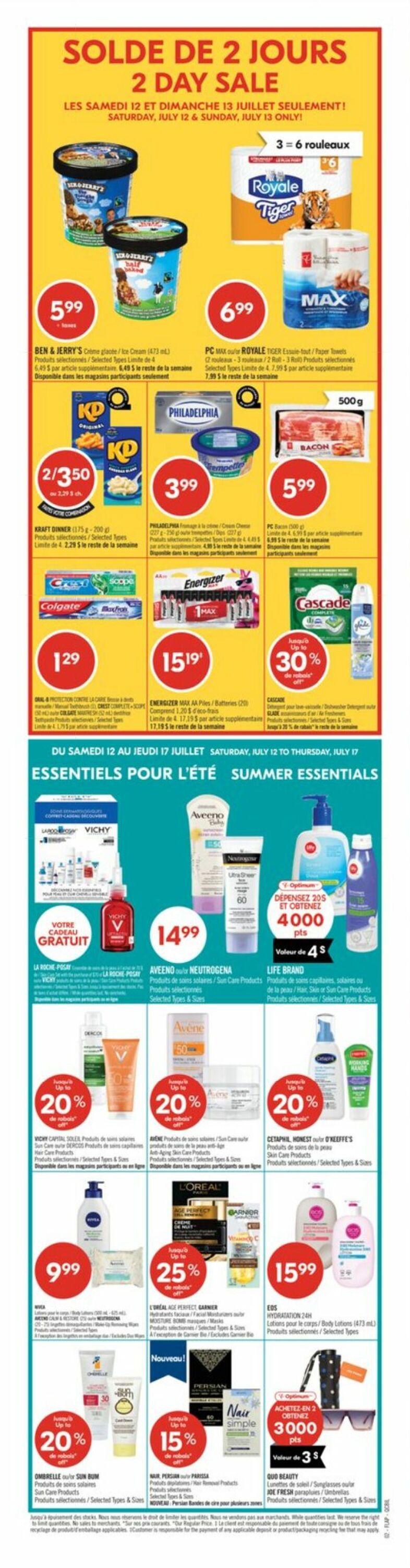 Flyer Pharmaprix 12.07.2025 - 17.07.2025