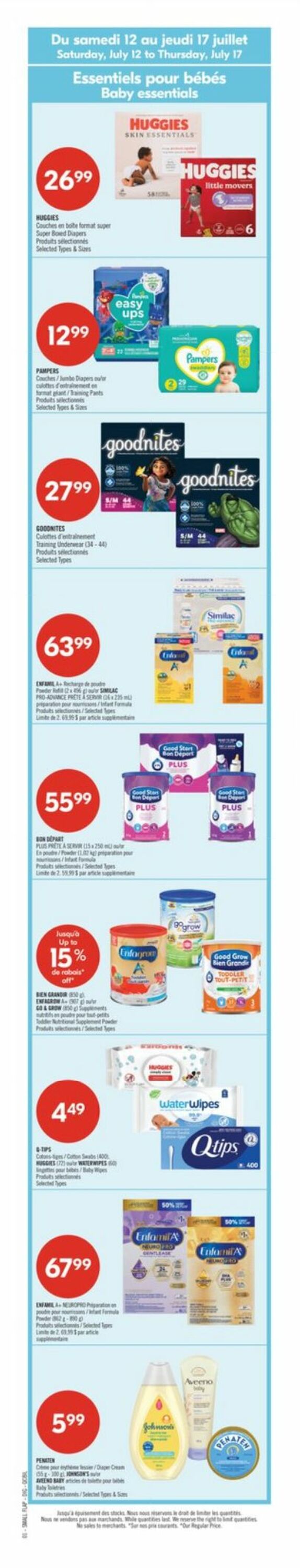 Flyer Pharmaprix 12.07.2025 - 17.07.2025