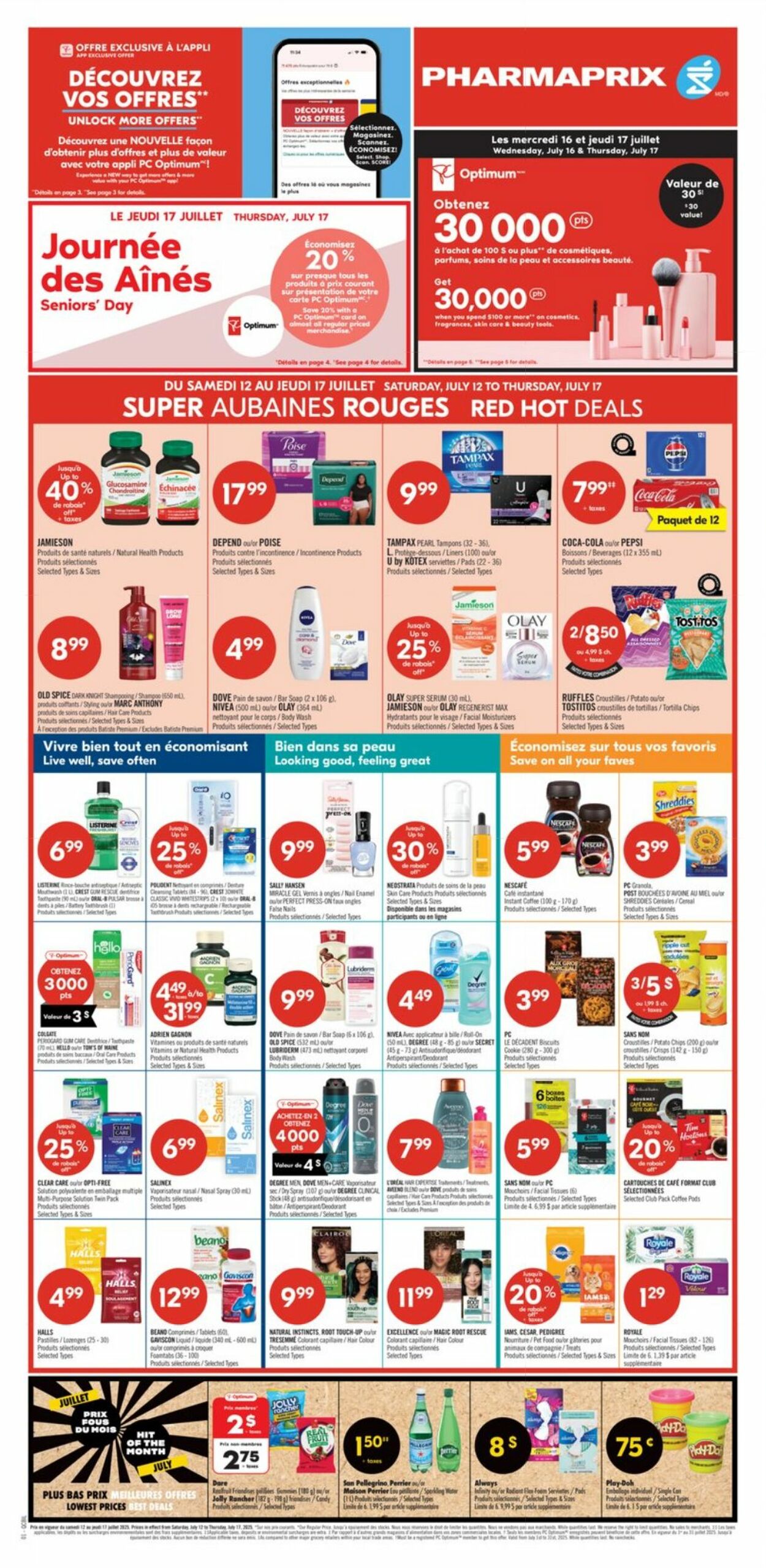 Flyer Pharmaprix 12.07.2025 - 17.07.2025