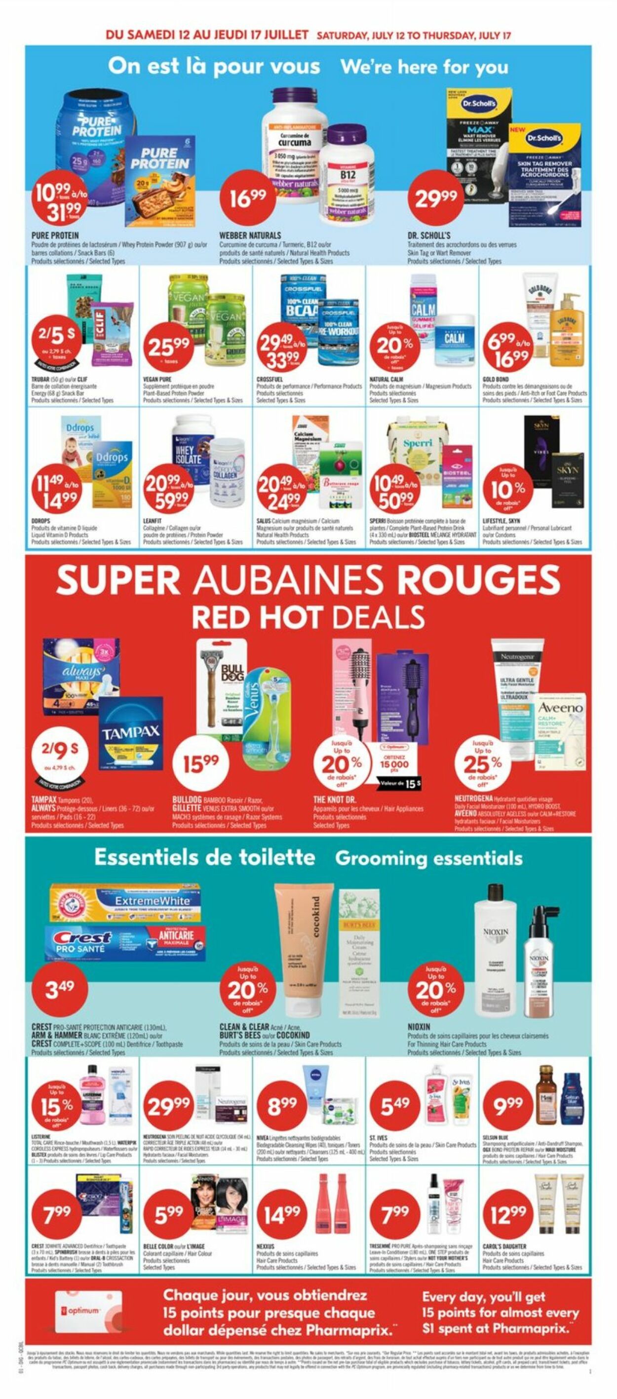 Flyer Pharmaprix 12.07.2025 - 17.07.2025