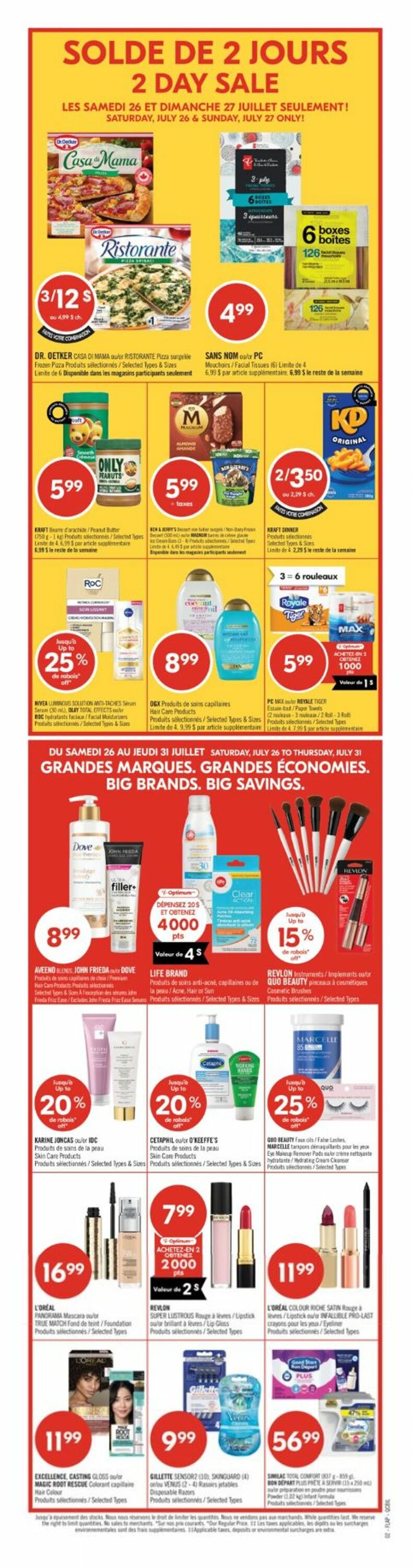 Flyer Pharmaprix 26.07.2025 - 31.07.2025
