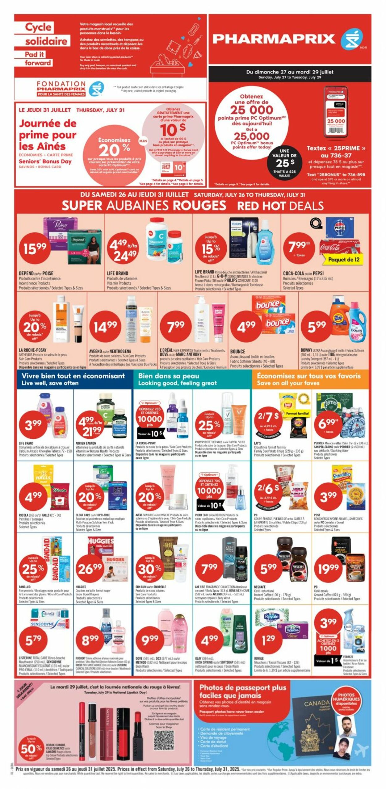Flyer Pharmaprix 26.07.2025 - 31.07.2025