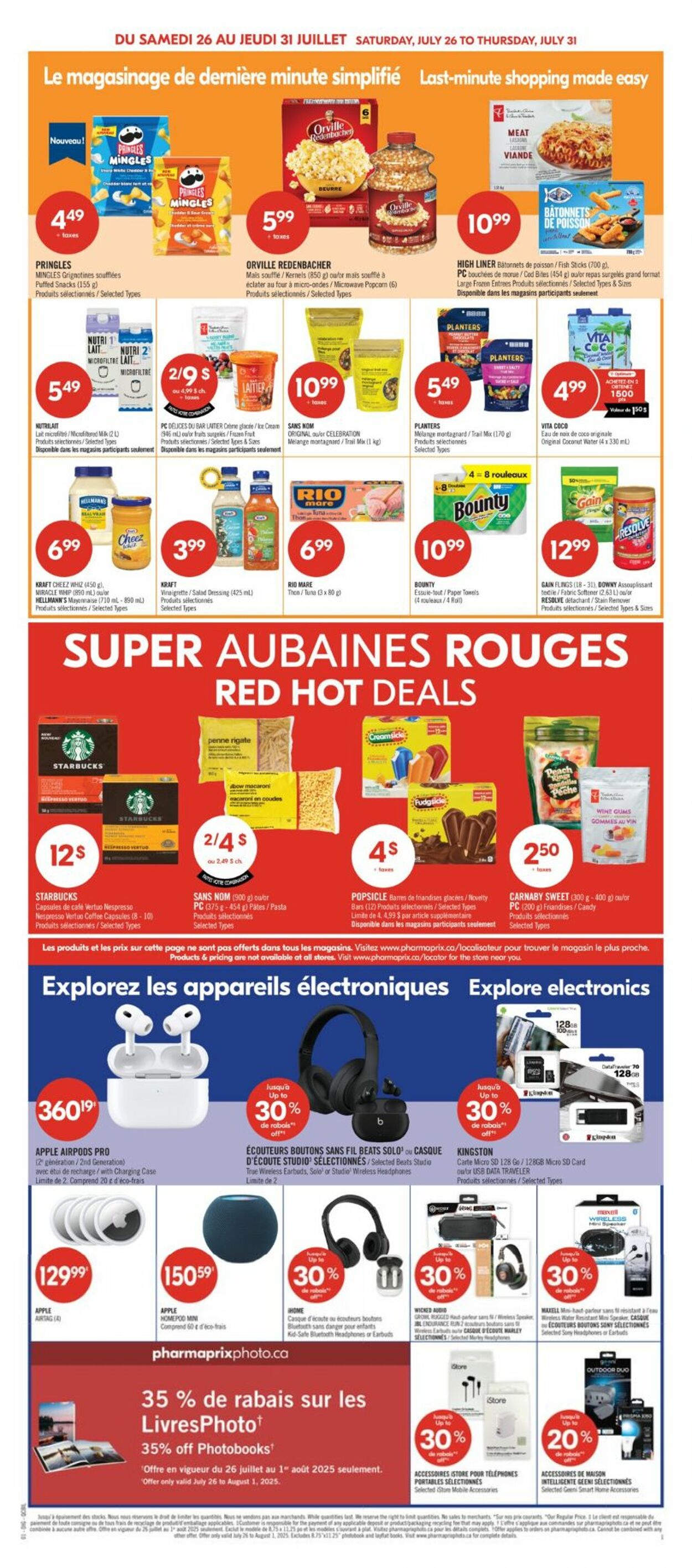 Flyer Pharmaprix 26.07.2025 - 31.07.2025