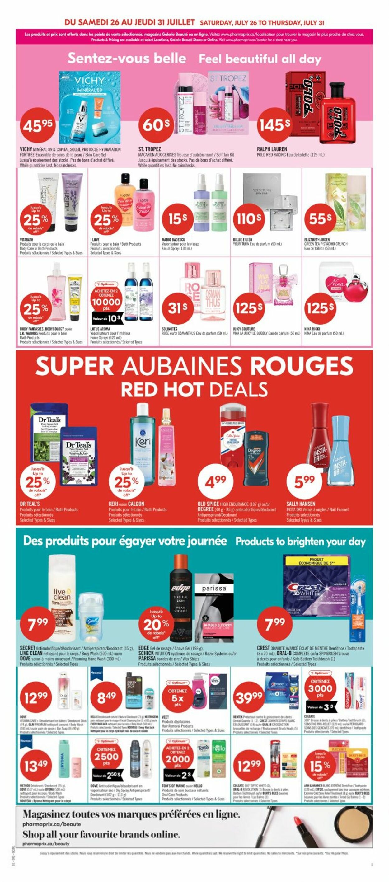 Flyer Pharmaprix 26.07.2025 - 31.07.2025