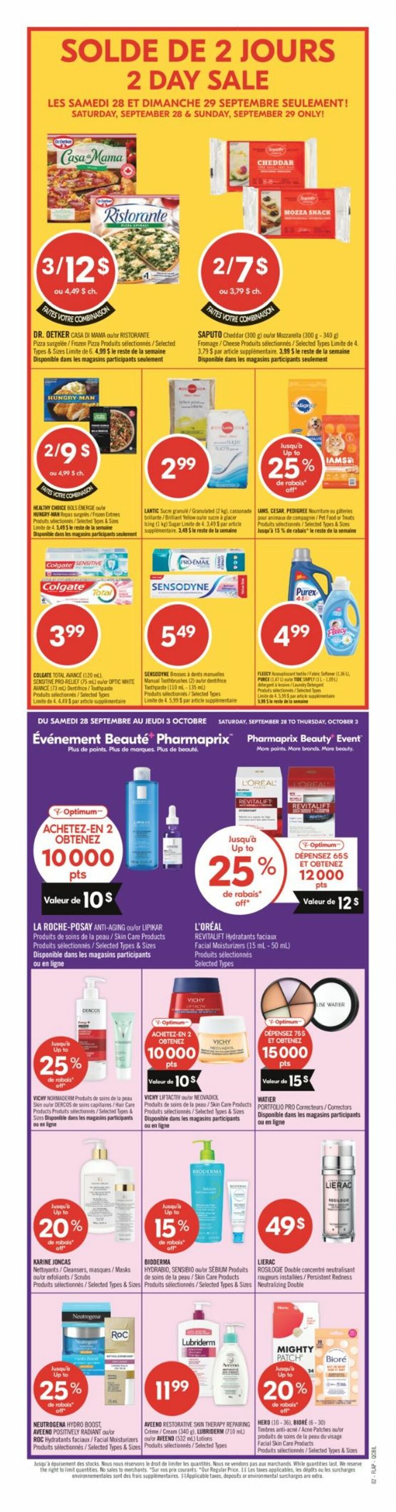 Flyer Pharmaprix 28.09.2024 - 03.10.2024