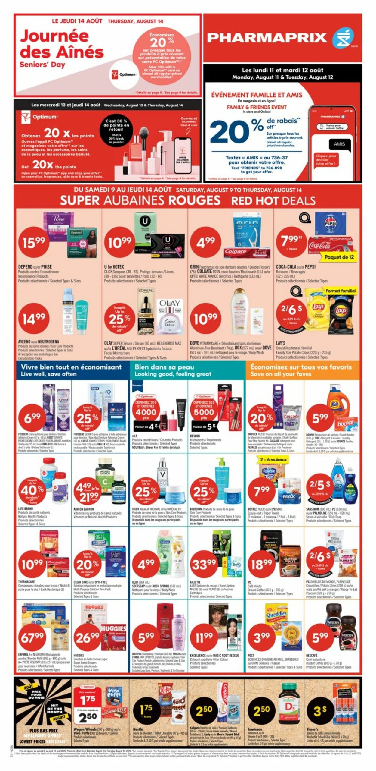 Flyer Pharmaprix 09.08.2025 - 14.08.2025