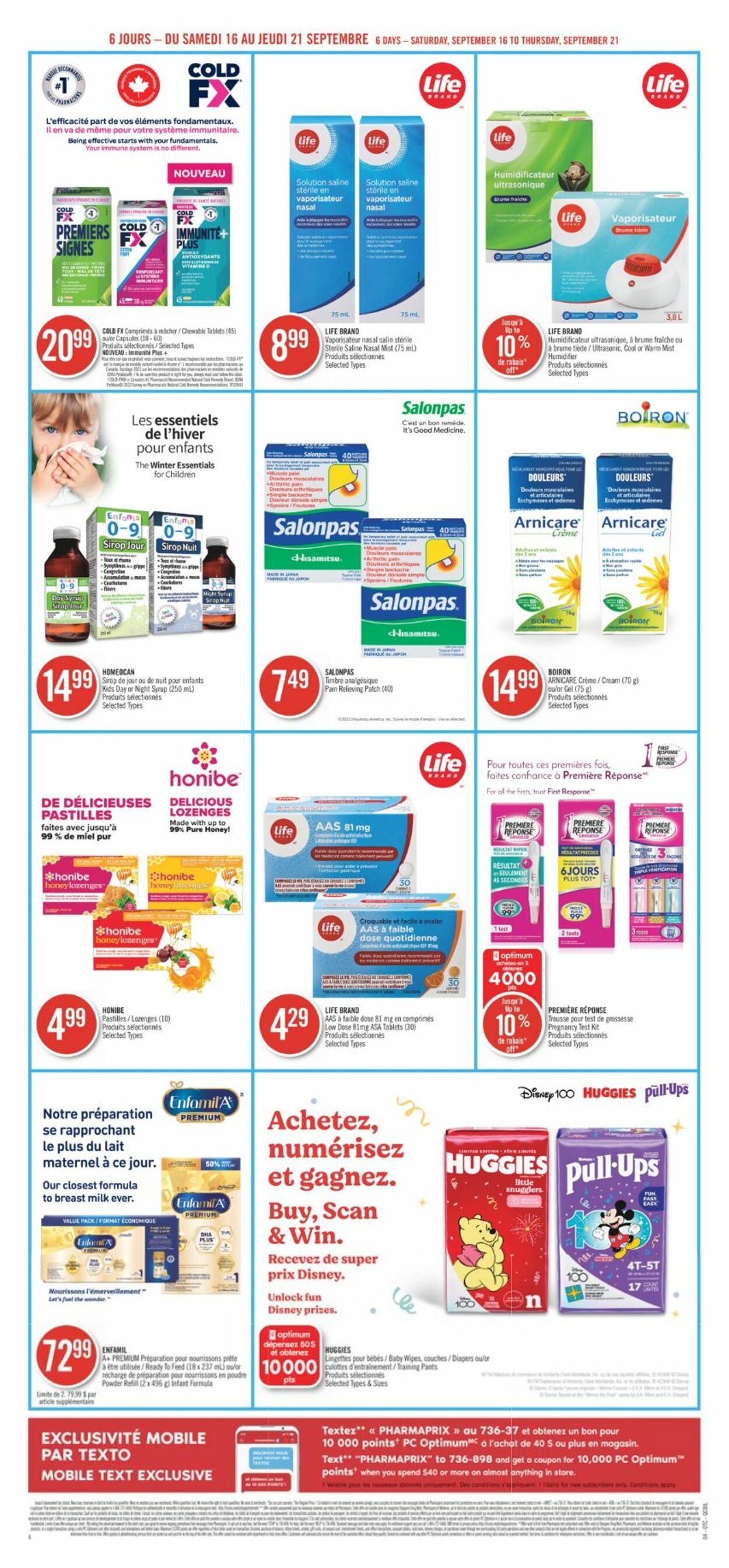 Flyer Pharmaprix 16.09.2023 - 21.09.2023