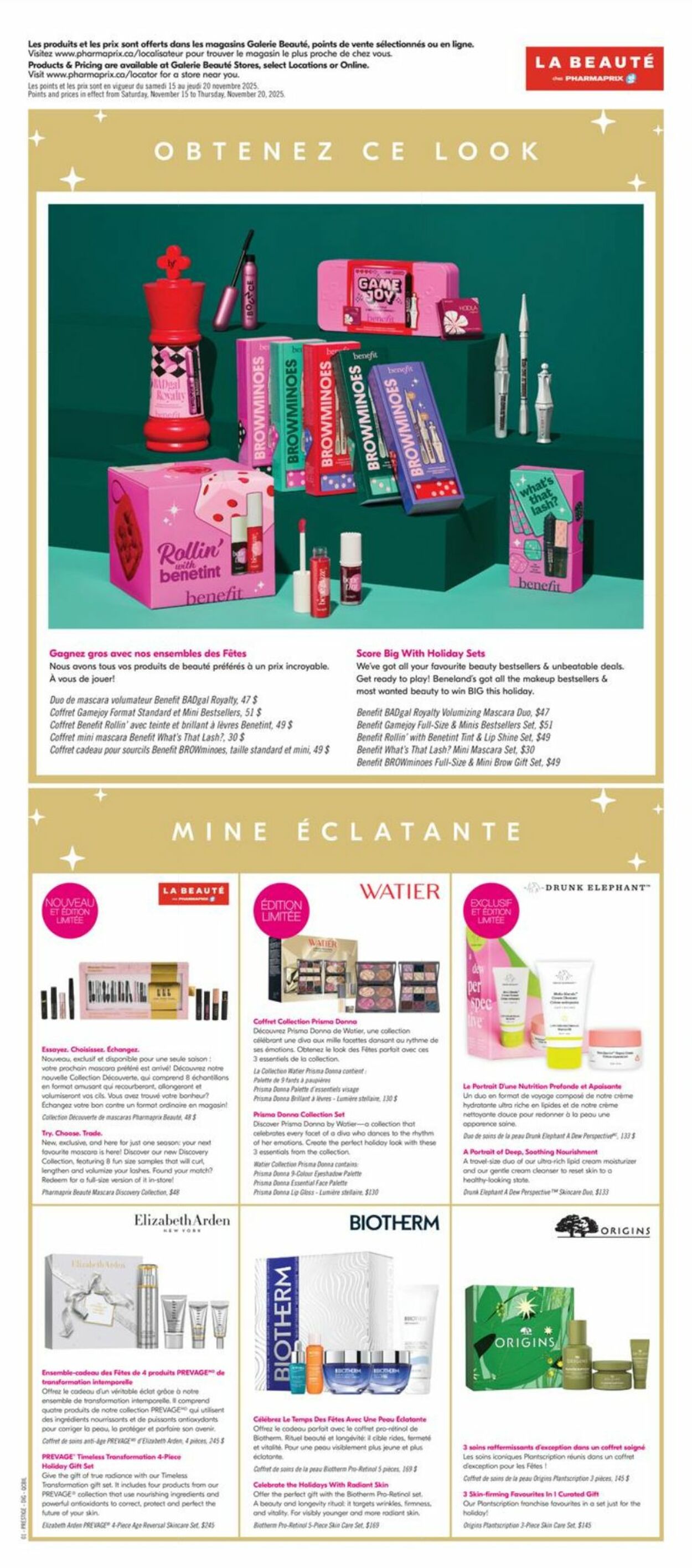 Flyer Pharmaprix 15.11.2025 - 20.11.2025