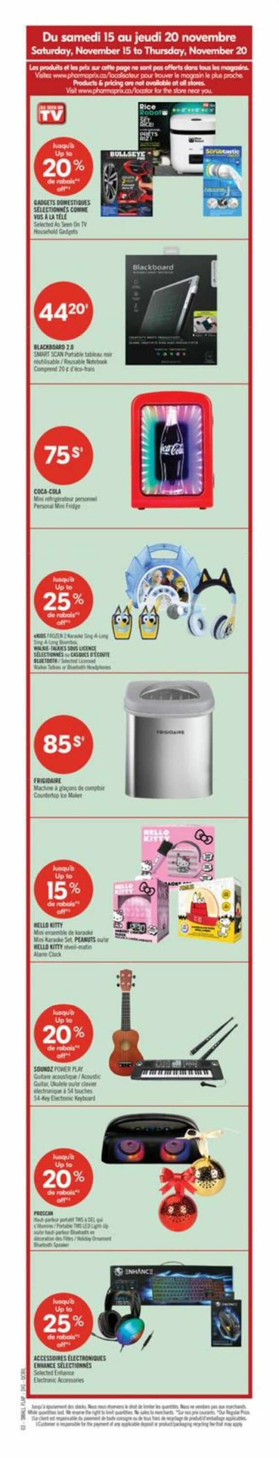 Flyer Pharmaprix 15.11.2025 - 20.11.2025