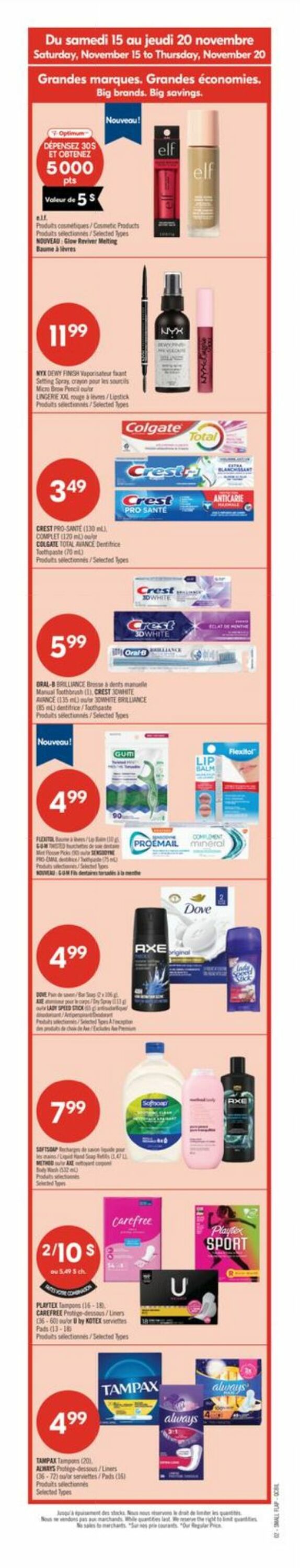 Flyer Pharmaprix 15.11.2025 - 20.11.2025