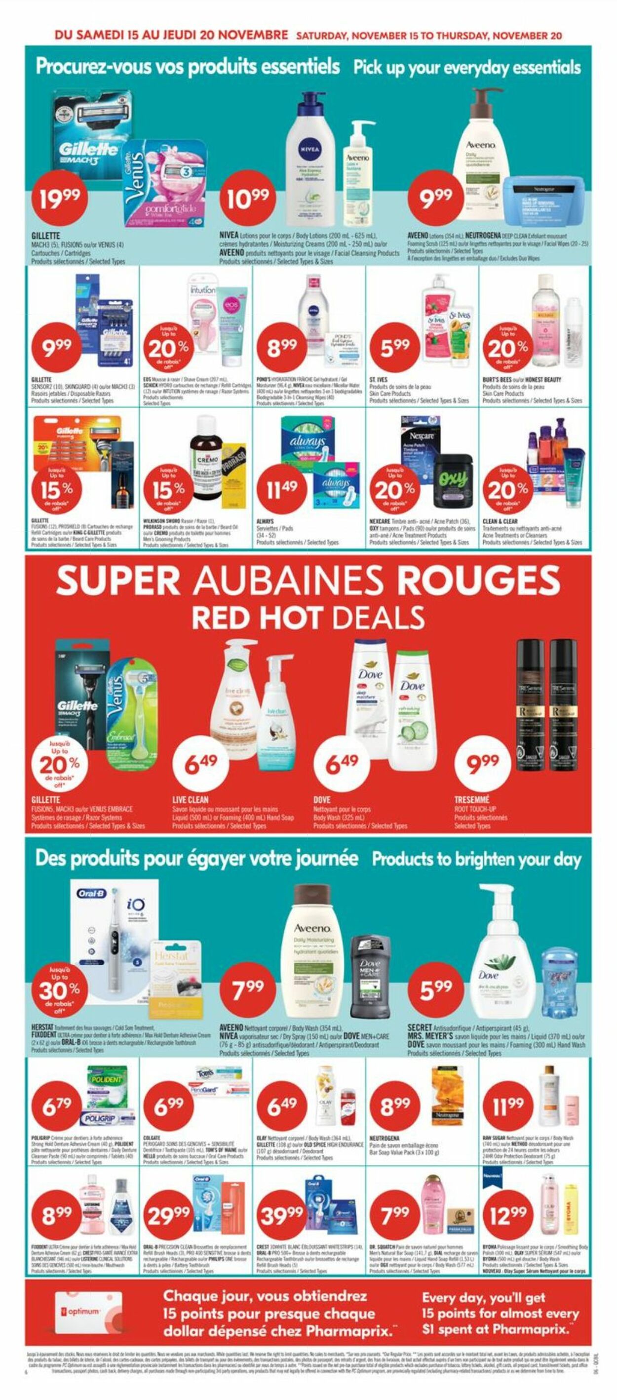 Flyer Pharmaprix 15.11.2025 - 20.11.2025